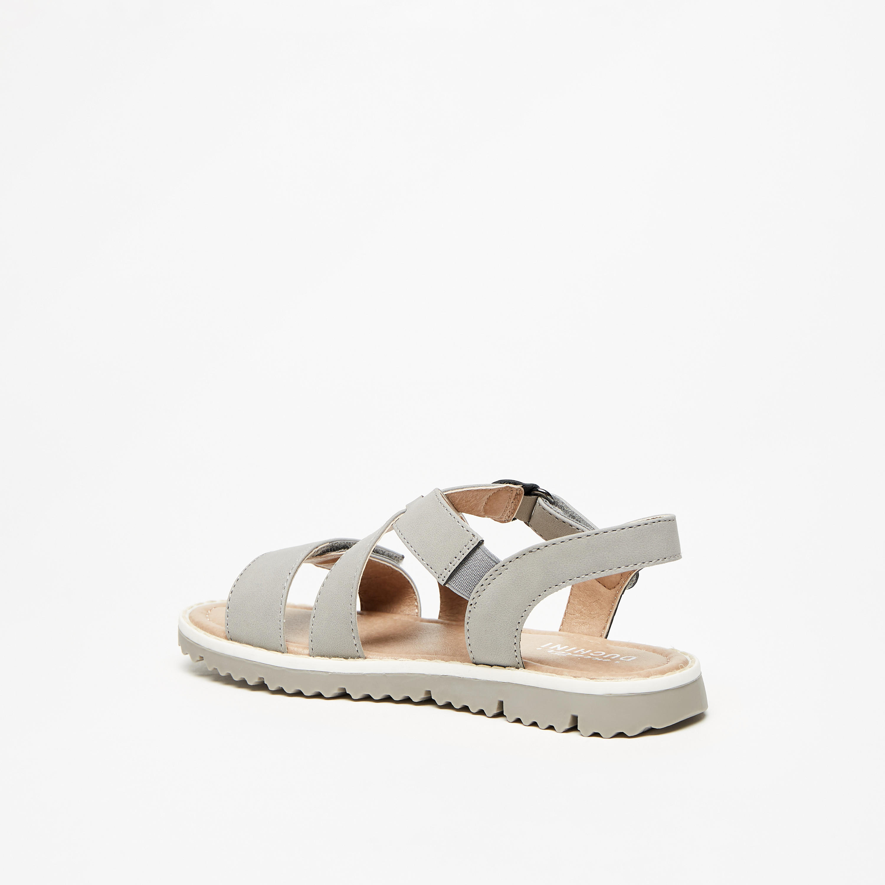 صندل بحزام متقاطع بارز الملمس وشريط إغلاق لاصق من مستر دوتشيني-boys-shoes-sandals-image-12