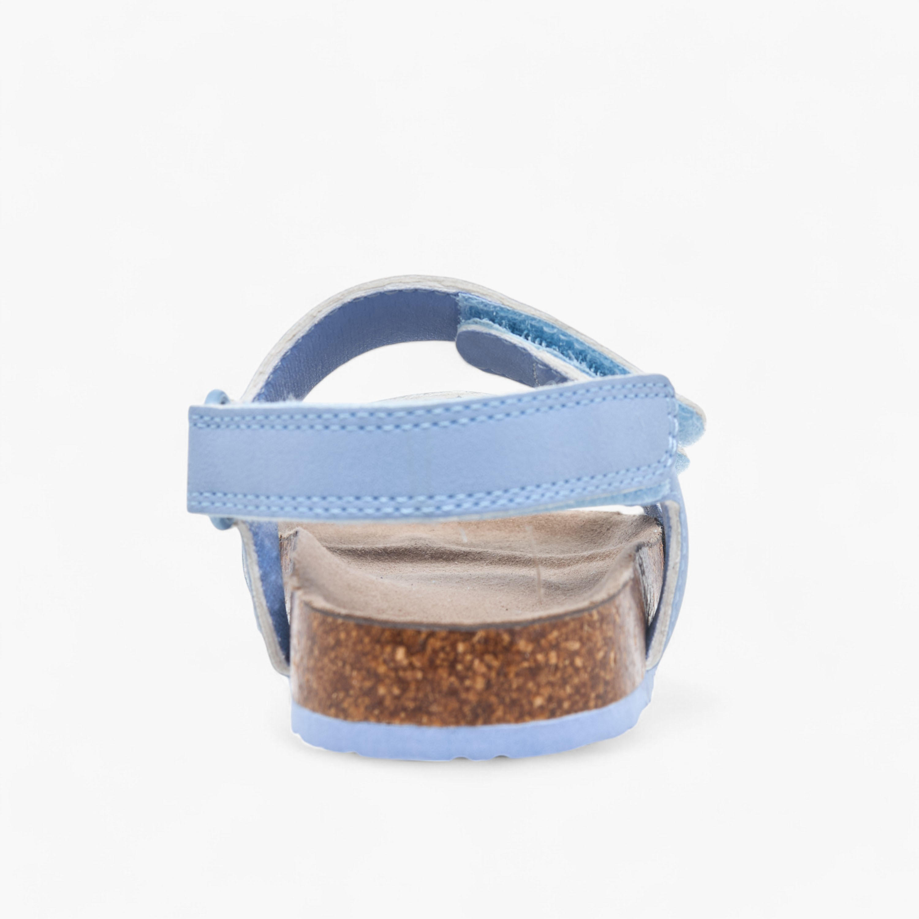 Juniors Embroidered Strap Sandals with Hook and Loop Closure-boys-shoes-sandals-image-4
