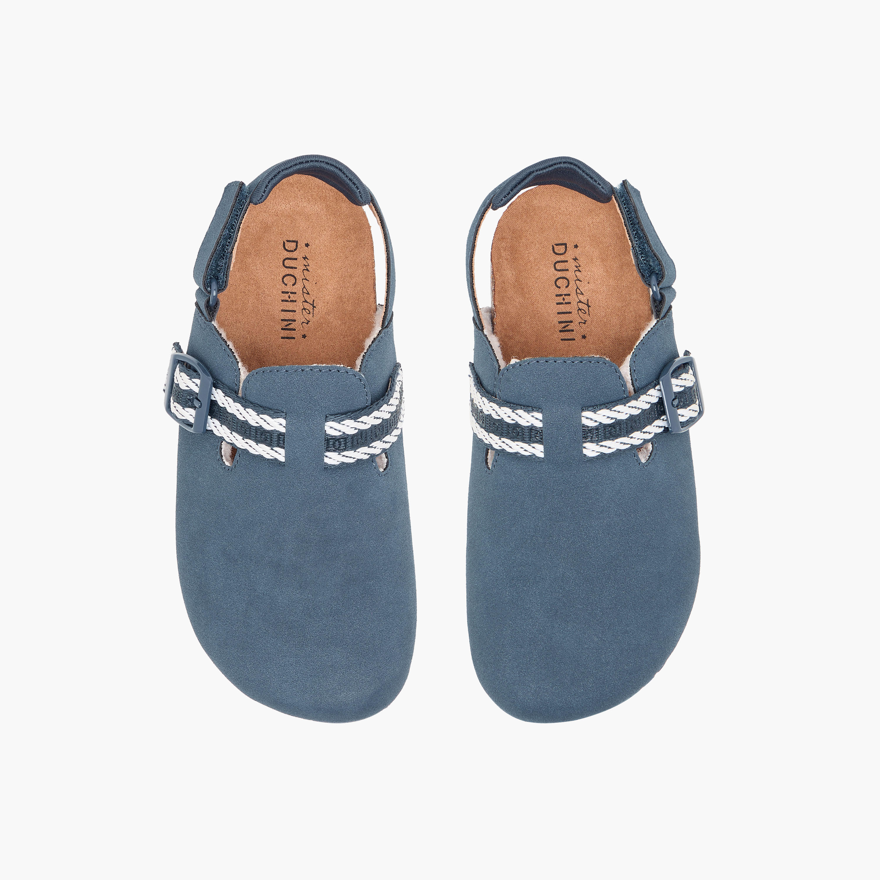 Mister Duchini Buckle Accent Sandals with Hook and Loop Closure-boys-shoes-sandals-image-1