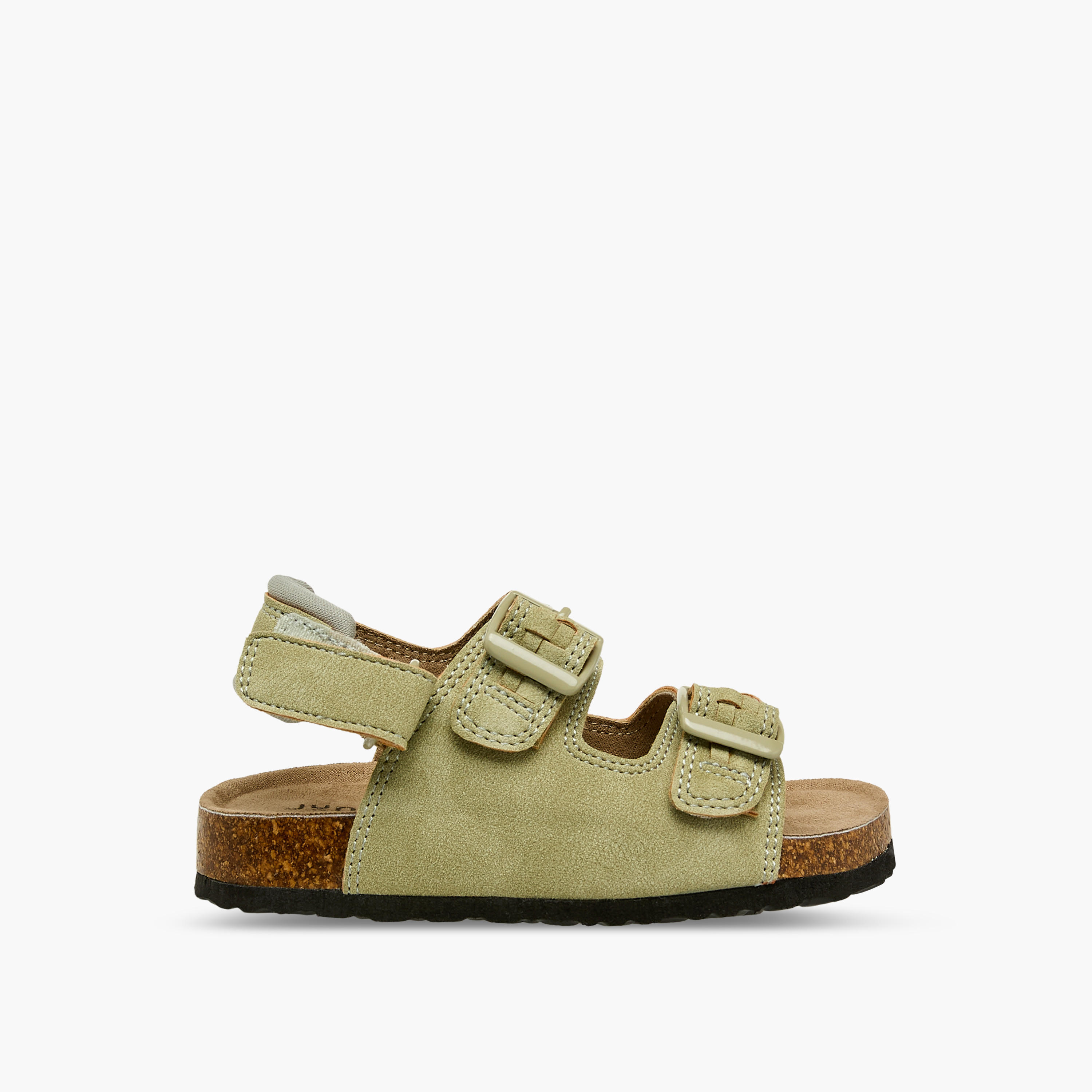 Juniors Boys Buckle Detail Hook & Loop Sandals-boys-shoes-sandals-image-2
