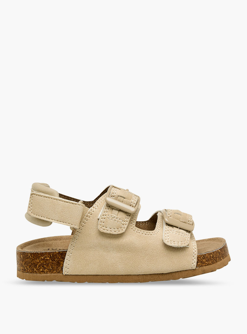 Juniors Boys Buckle Detail Hook & Loop Sandals-boys-shoes-sandals-image-2