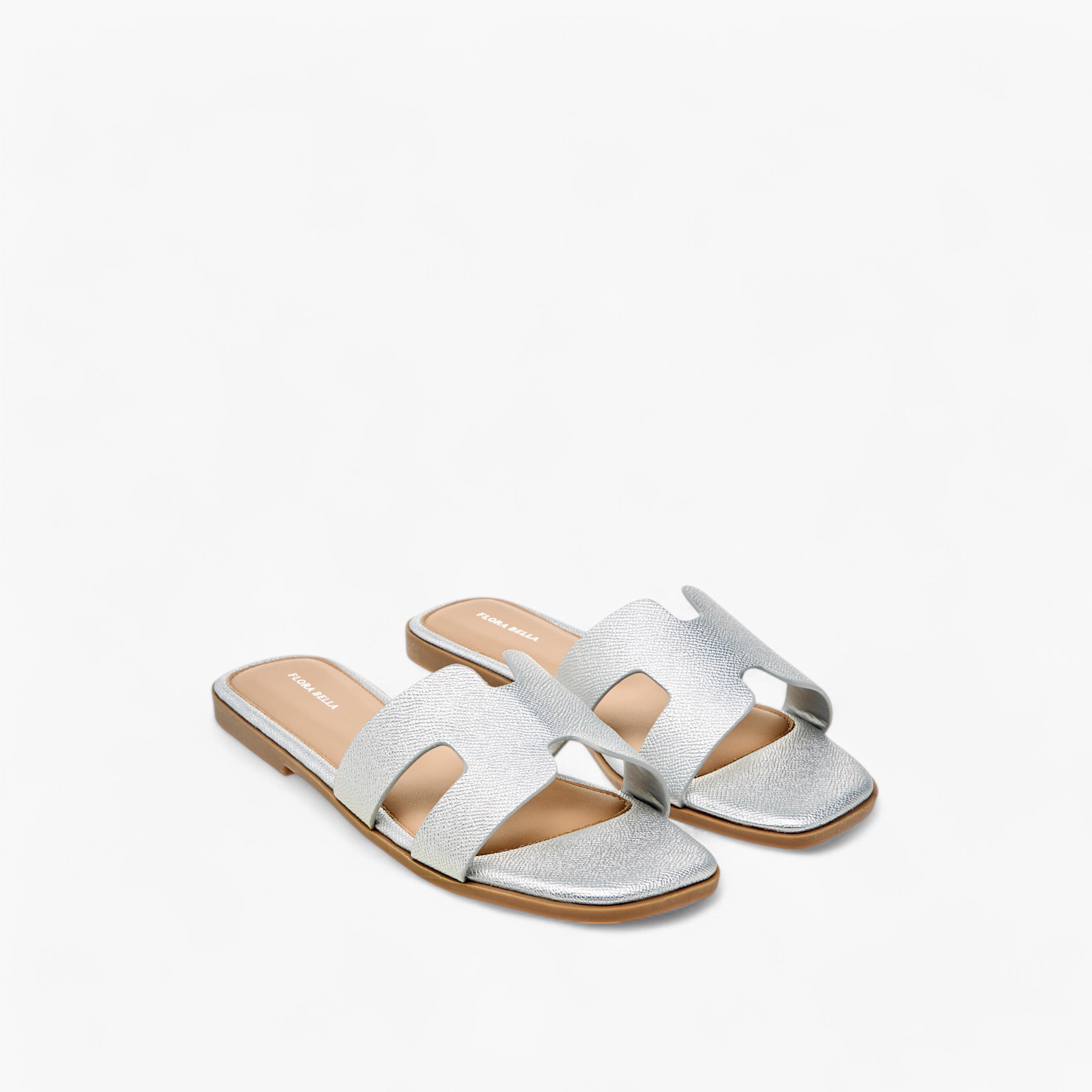 Flora Bella Textured Slip-On Sandals-women-shoes-flats-sandals-image-1