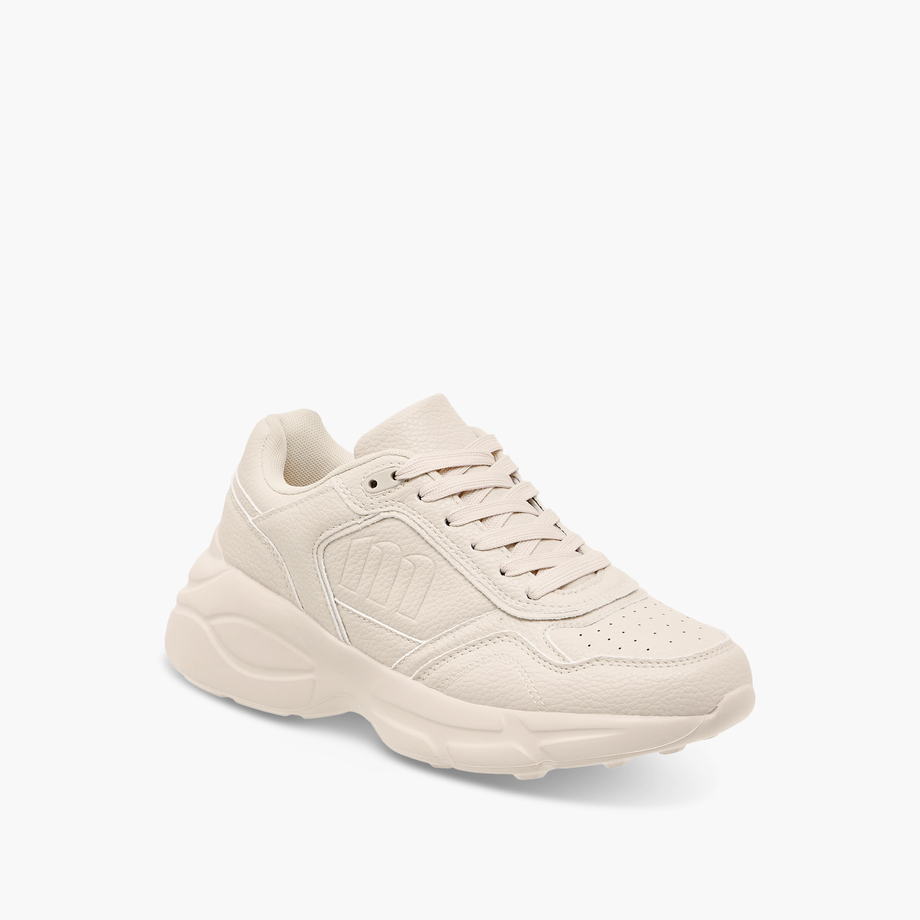 Missy Monogram Embossed Sneakers with Lace-Up Closure-women-shoes-sneakers-image-3