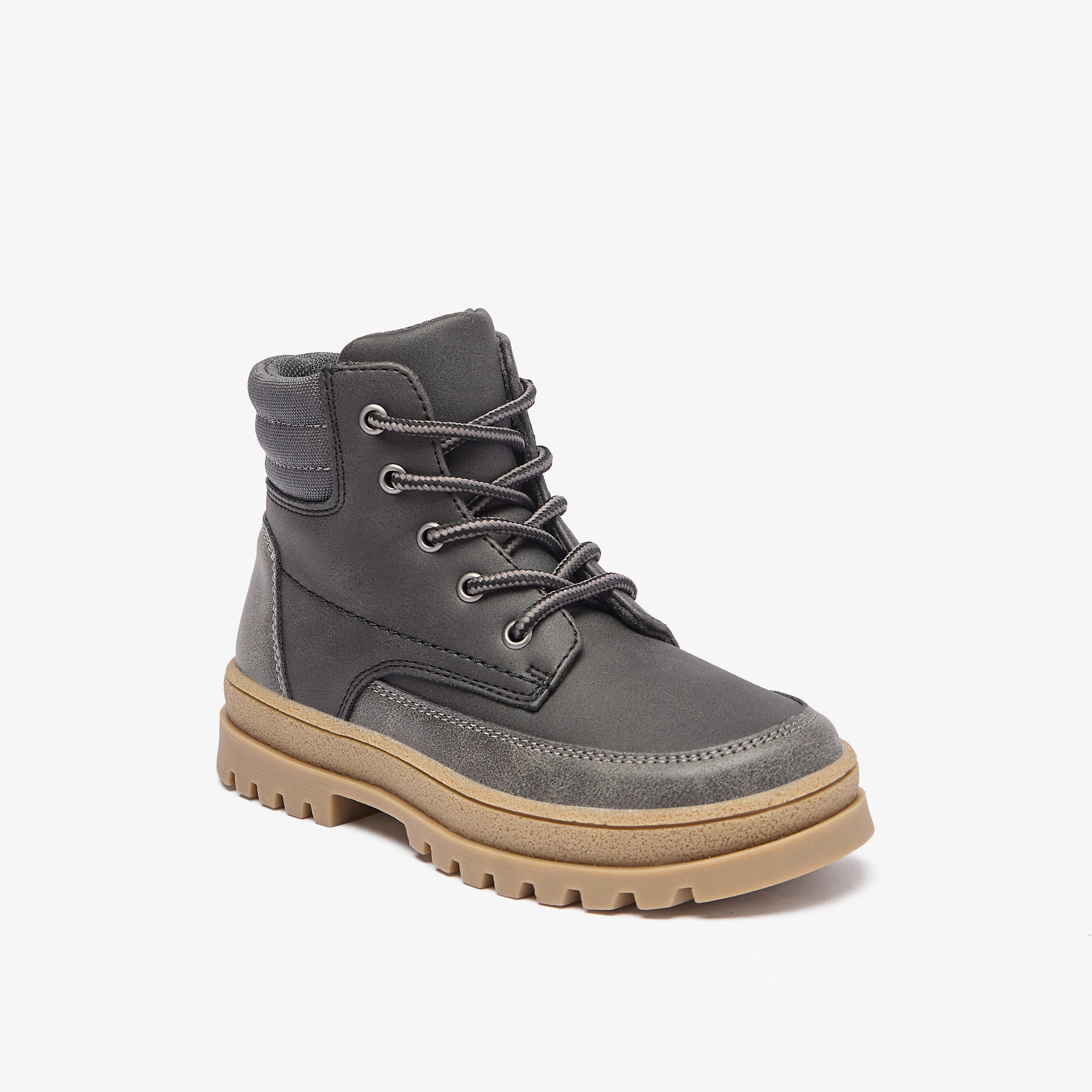 بوت بكاحل منخفض وألواح ورباط وسحّاب إغلاق من جونيورز-boys-shoes-boots-image-12