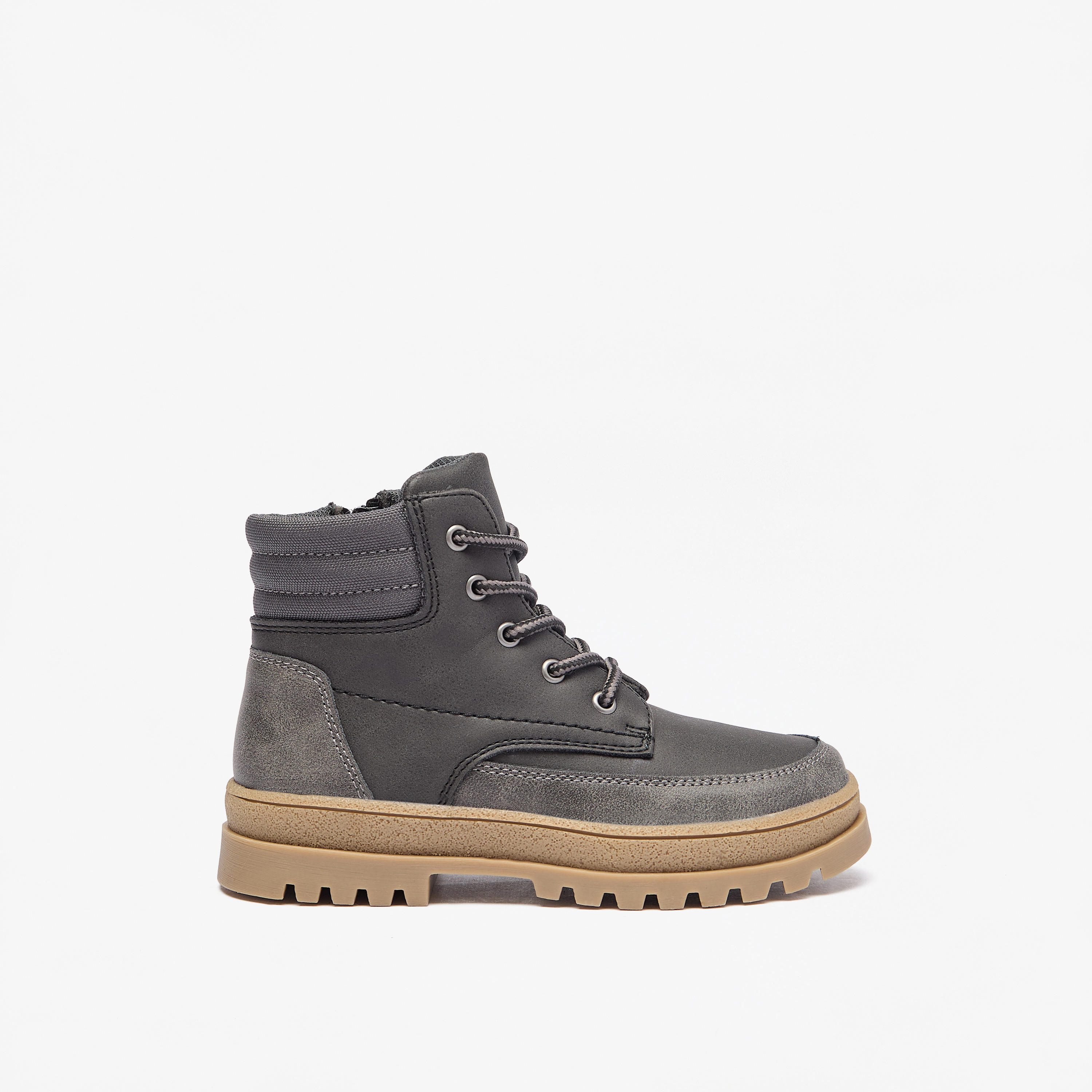بوت بكاحل منخفض وألواح ورباط وسحّاب إغلاق من جونيورز-boys-shoes-boots-image-14
