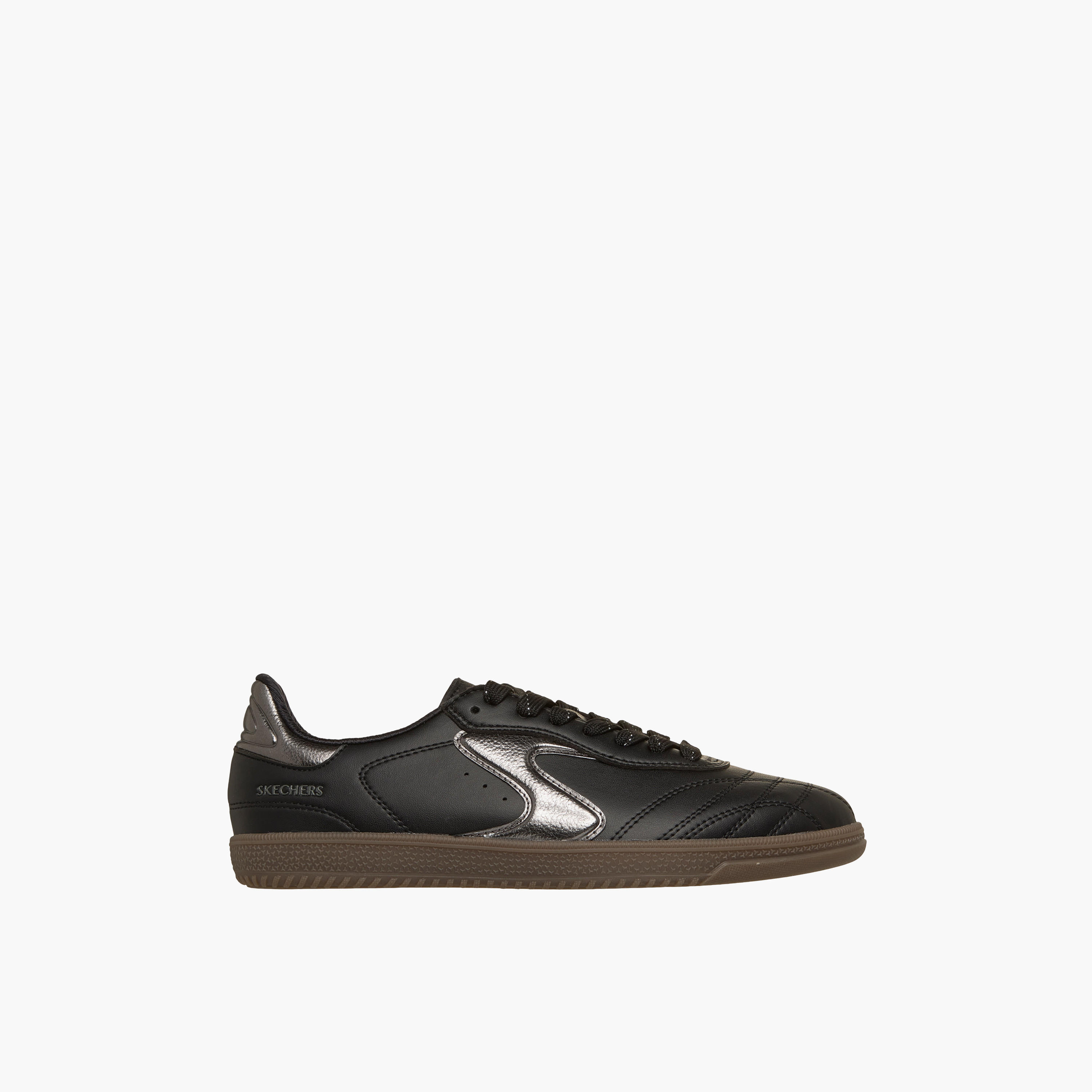 Skechers Women HOTSHOT Lace-Up Ankle Sneakers - 185252-BKSL-women-shoes-sneakers-image-3