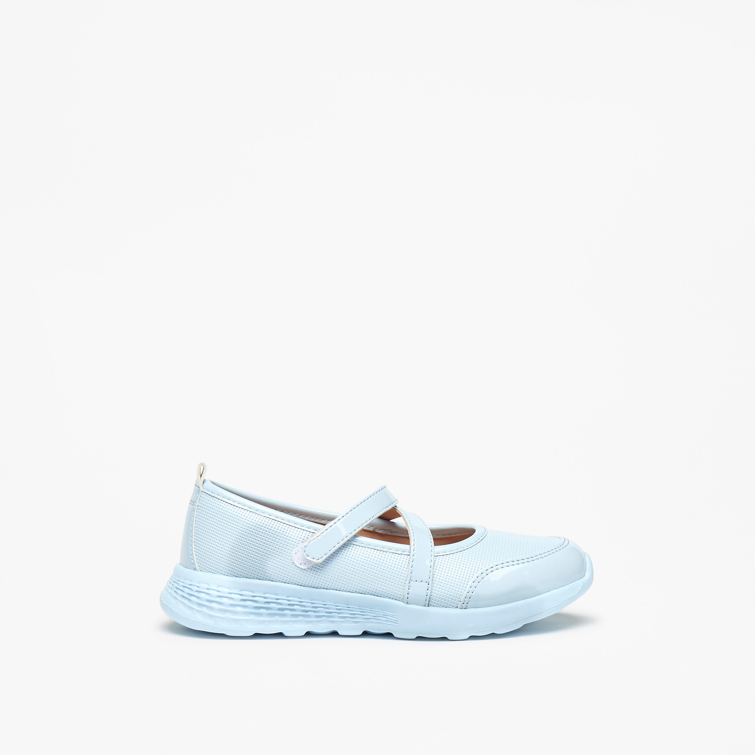 حذاء ماري جين بألواح بشريط إغلاق لاصق من ليتل ميسي-girls-shoes-schoolshoes-image-3
