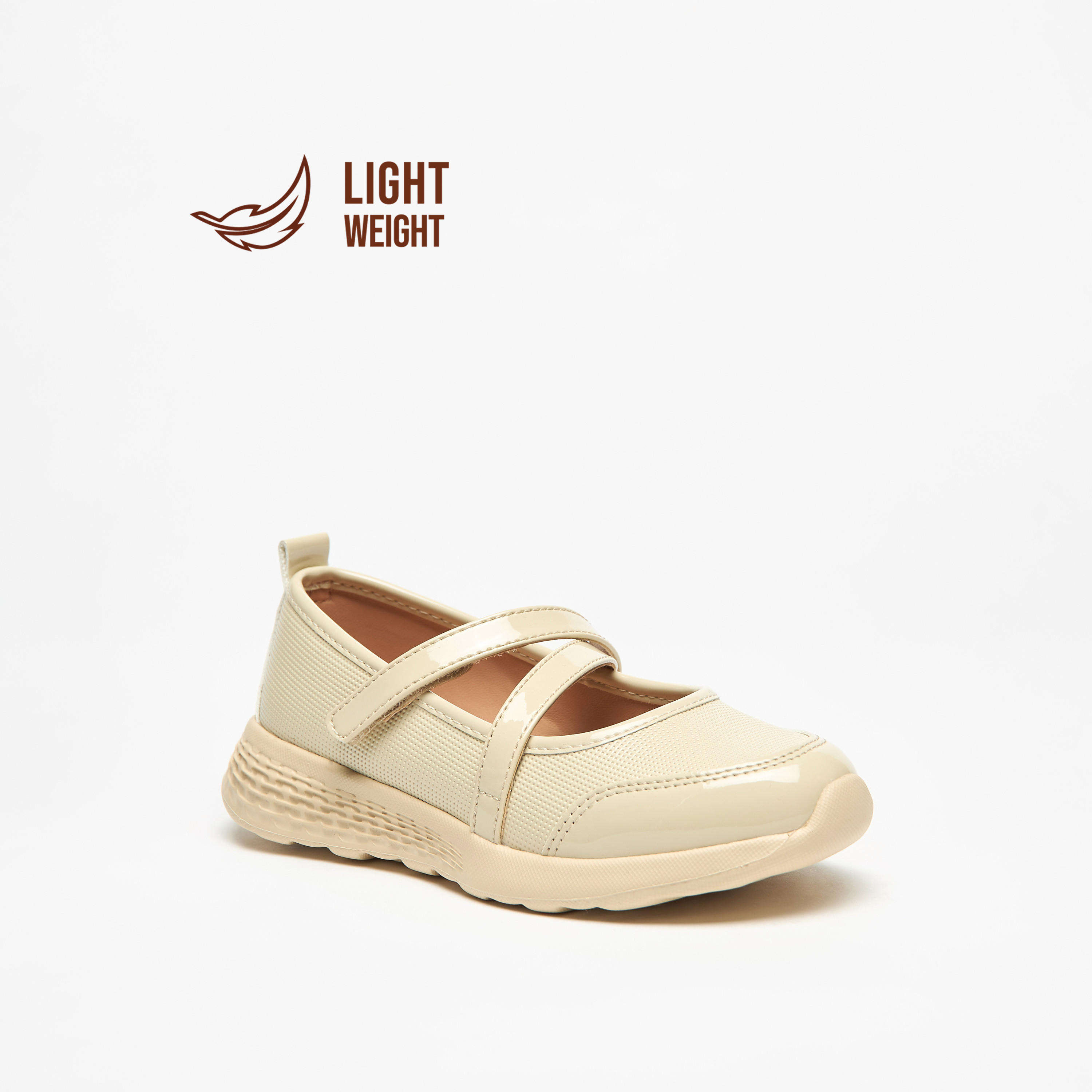 حذاء ماري جين بألواح بشريط إغلاق لاصق من ليتل ميسي-girls-shoes-schoolshoes-image-6