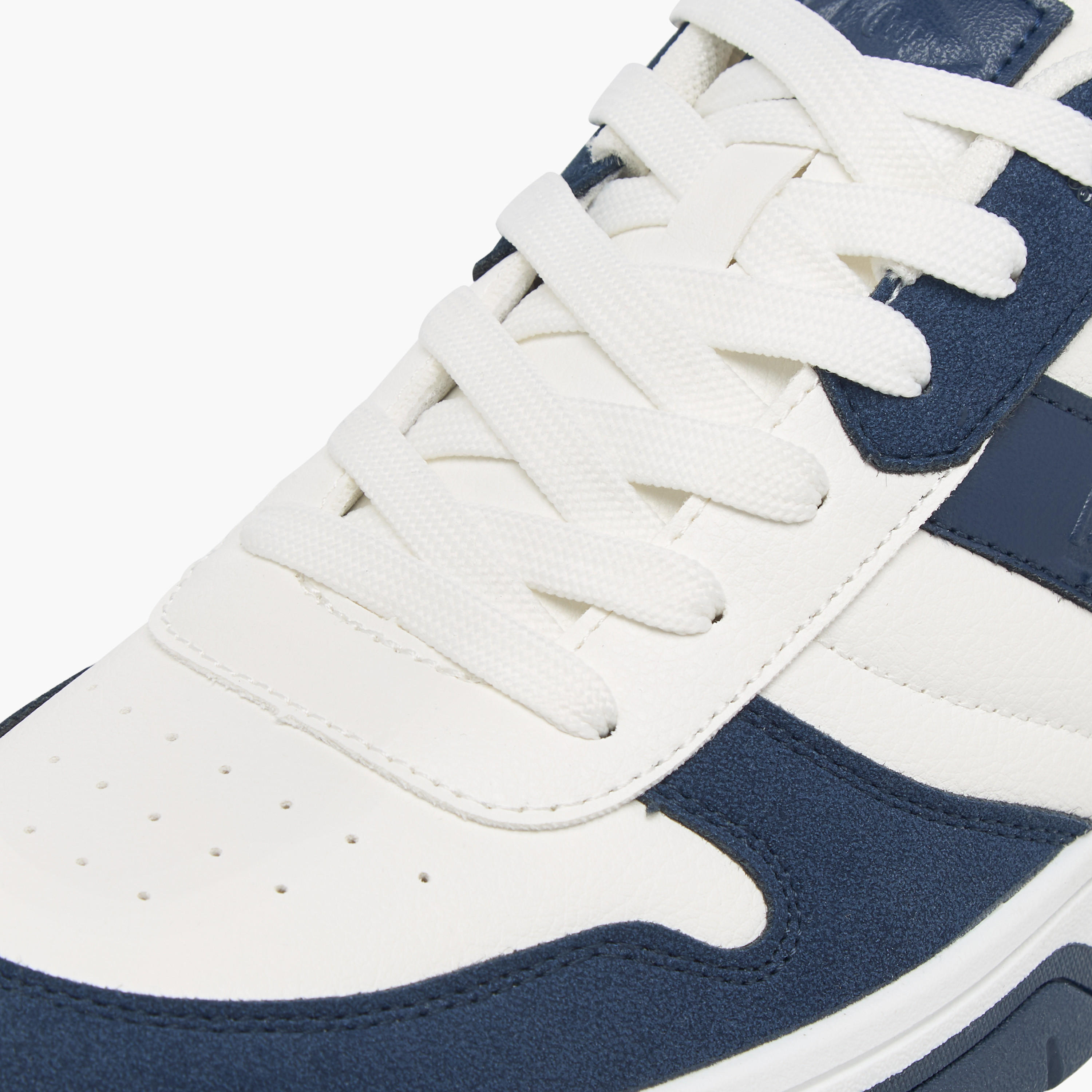 Lee Cooper Men's Panelled Sneakers with Lace-Up Closure-men-shoes-sneakers-image-5