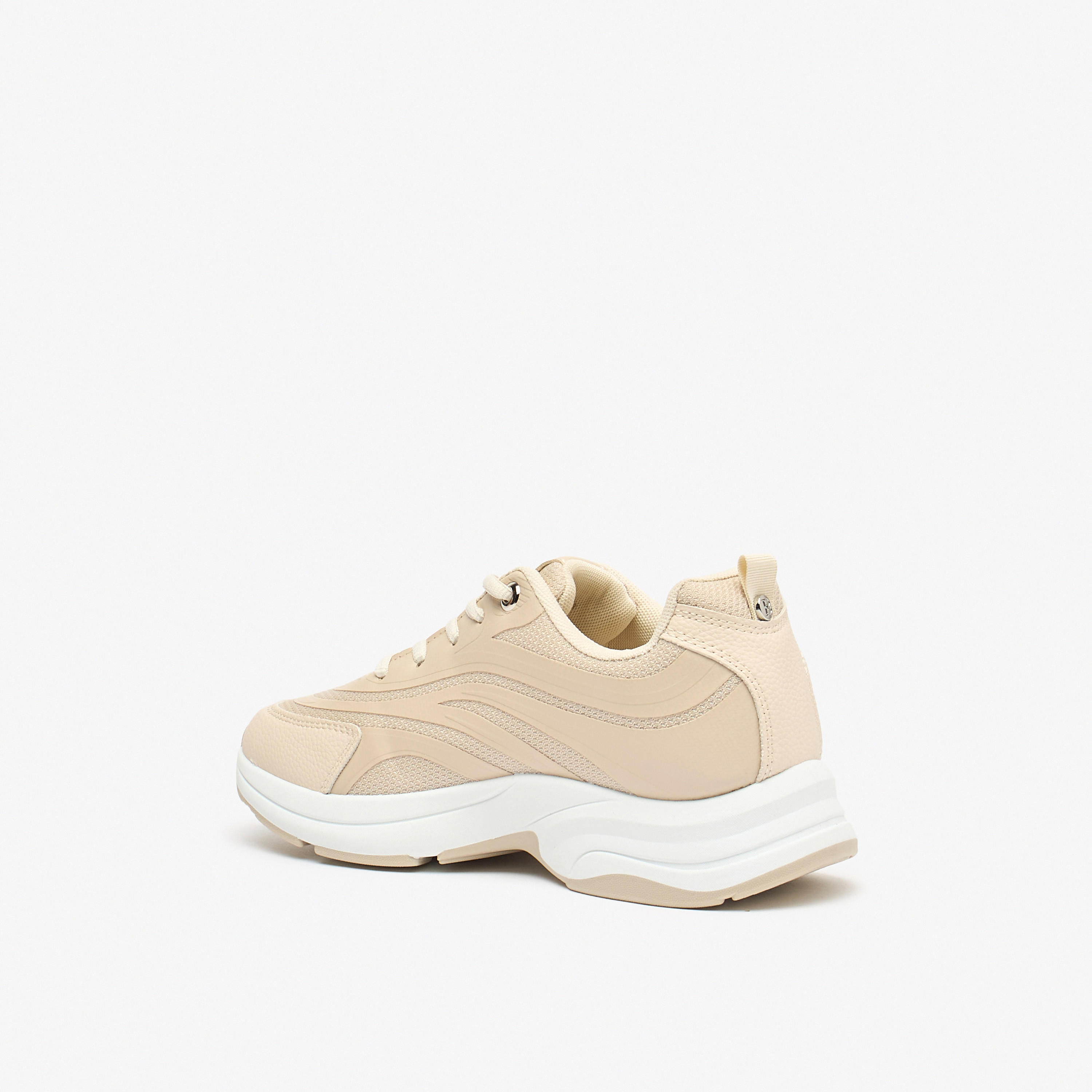 حذاء سنيكرز بارز الملمس برباط إغلاق وكاحل منخفض من فلورا بيلا-women-shoes-sneakers-image-7