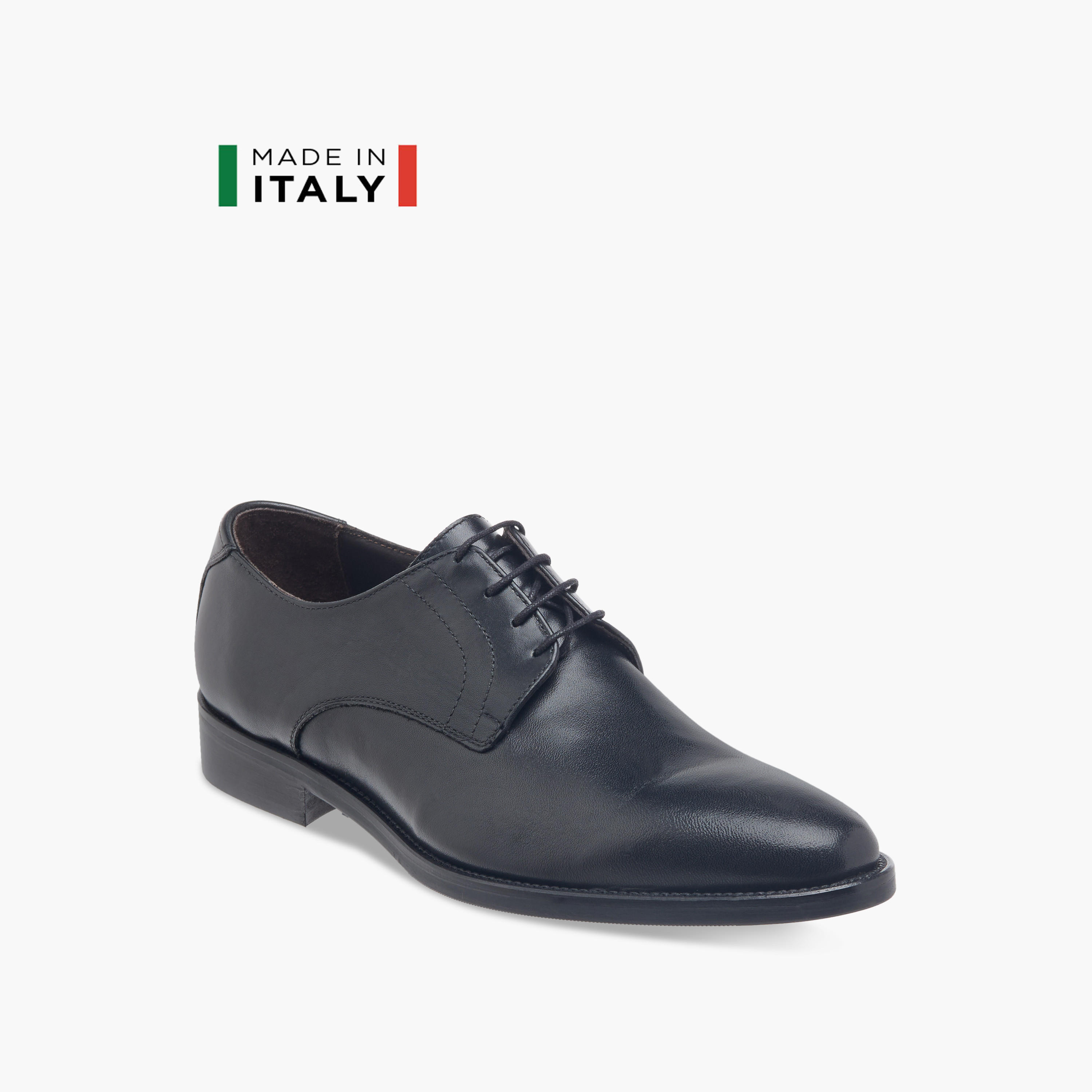 Duchini Men's Solid Lace-Up Derby Shoes-men-shoes-formalshoes-image-3