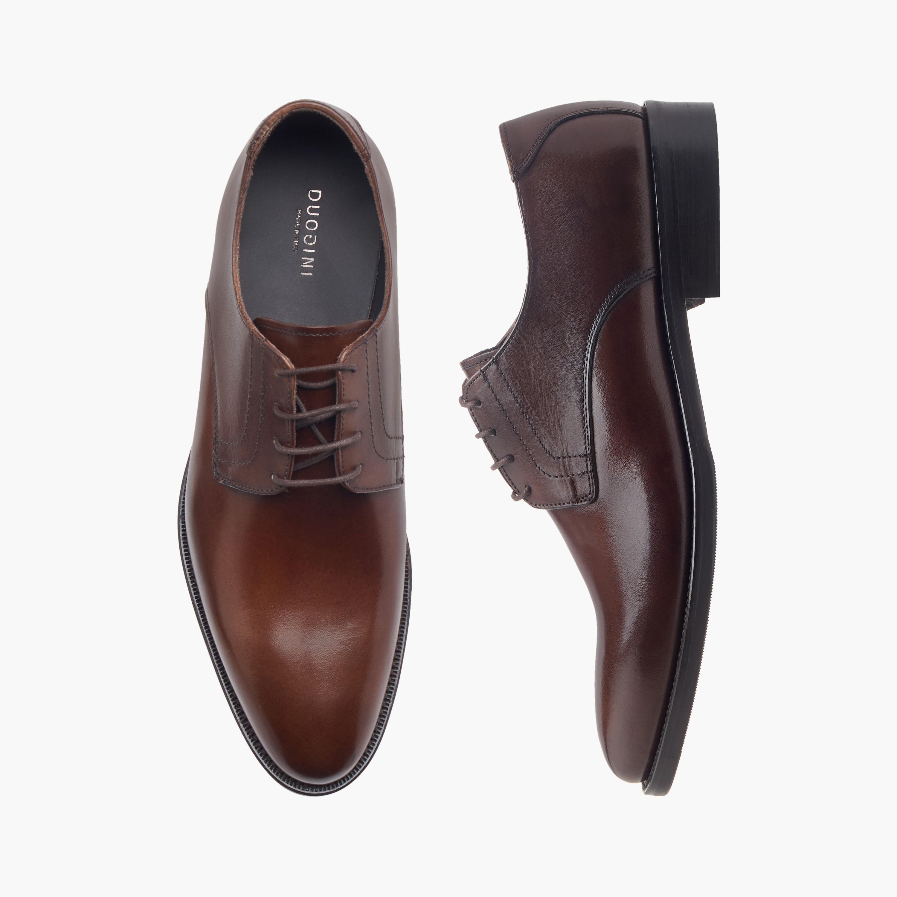 Duchini Men's Solid Lace-Up Derby Shoes-men-shoes-formalshoes-image-1