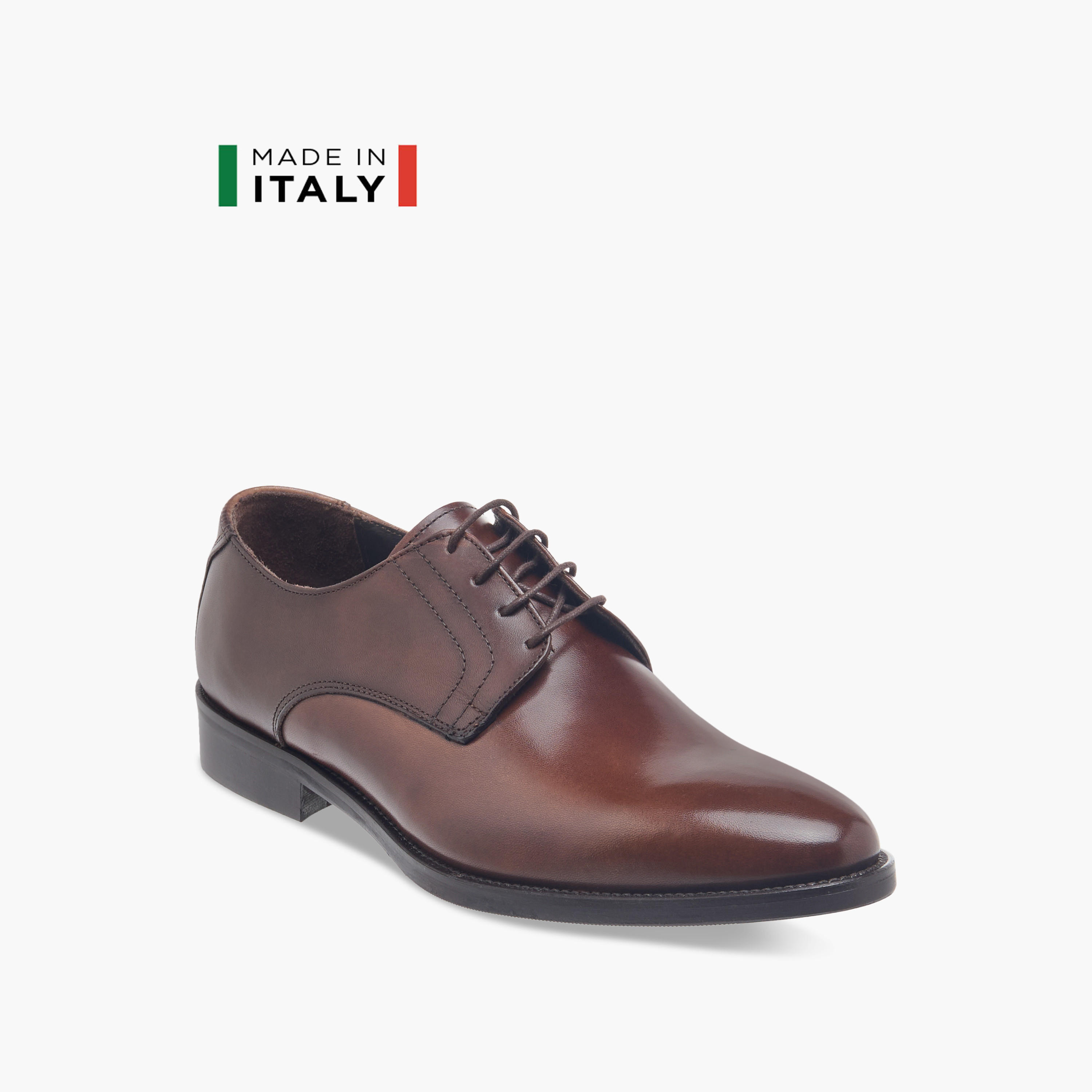Duchini Men's Solid Lace-Up Derby Shoes-men-shoes-formalshoes-image-2