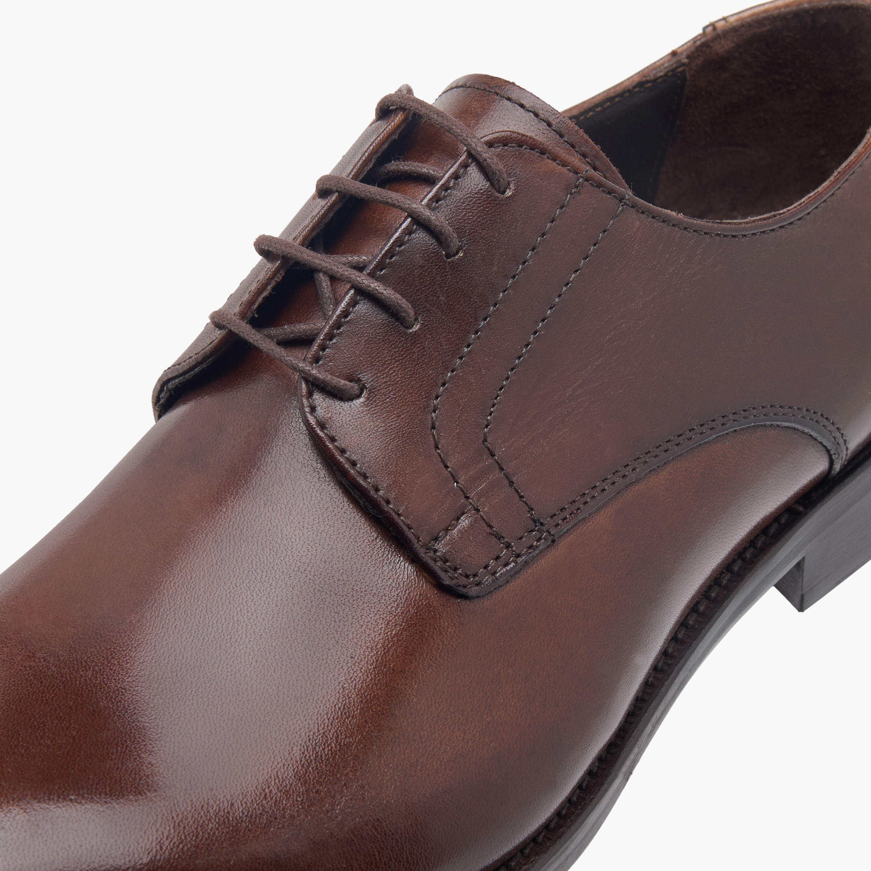 Duchini Men's Solid Lace-Up Derby Shoes-men-shoes-formalshoes-image-4