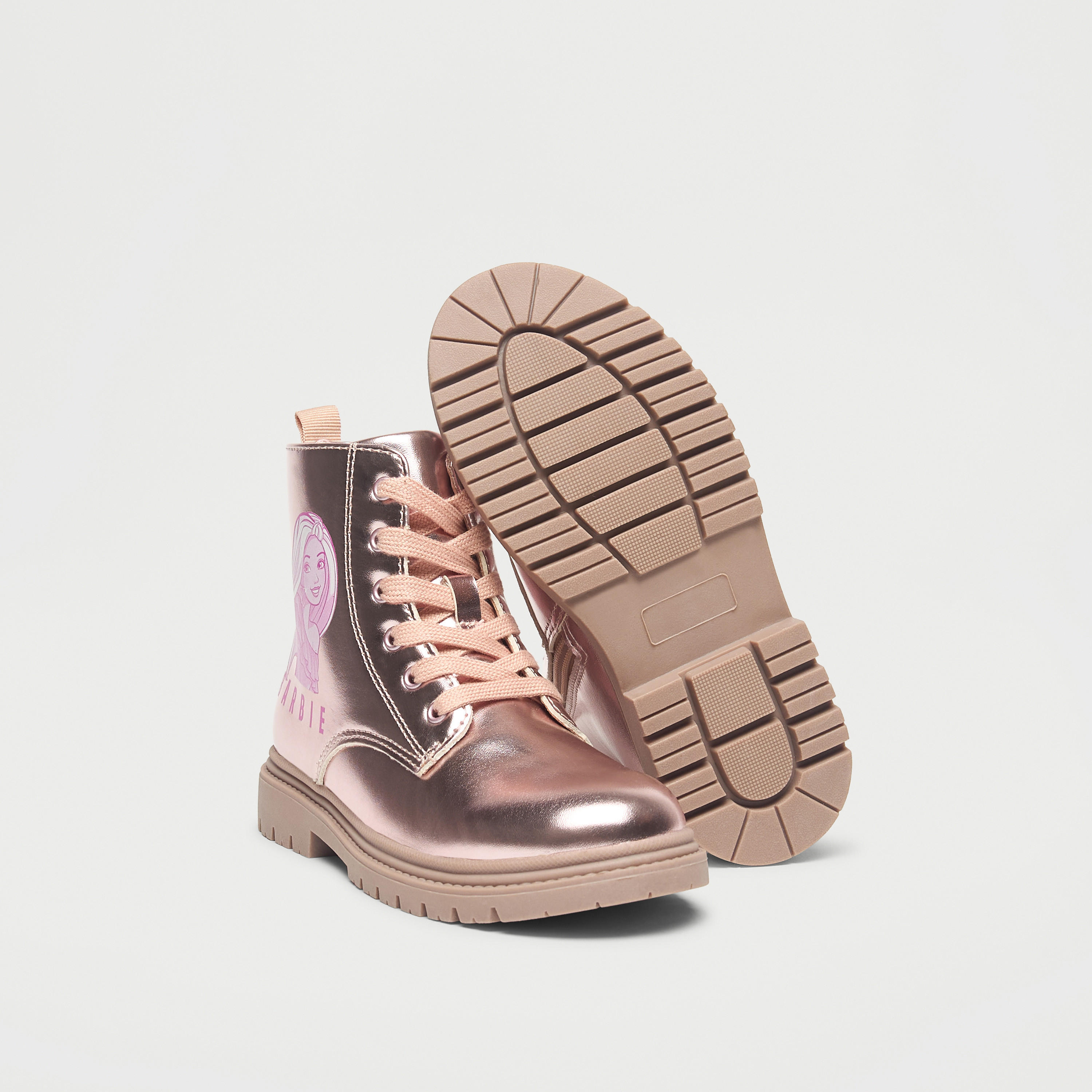بوت بطول الكاحل ورباط إغلاق وطبعات باربي-girls-shoes-boots-image-5