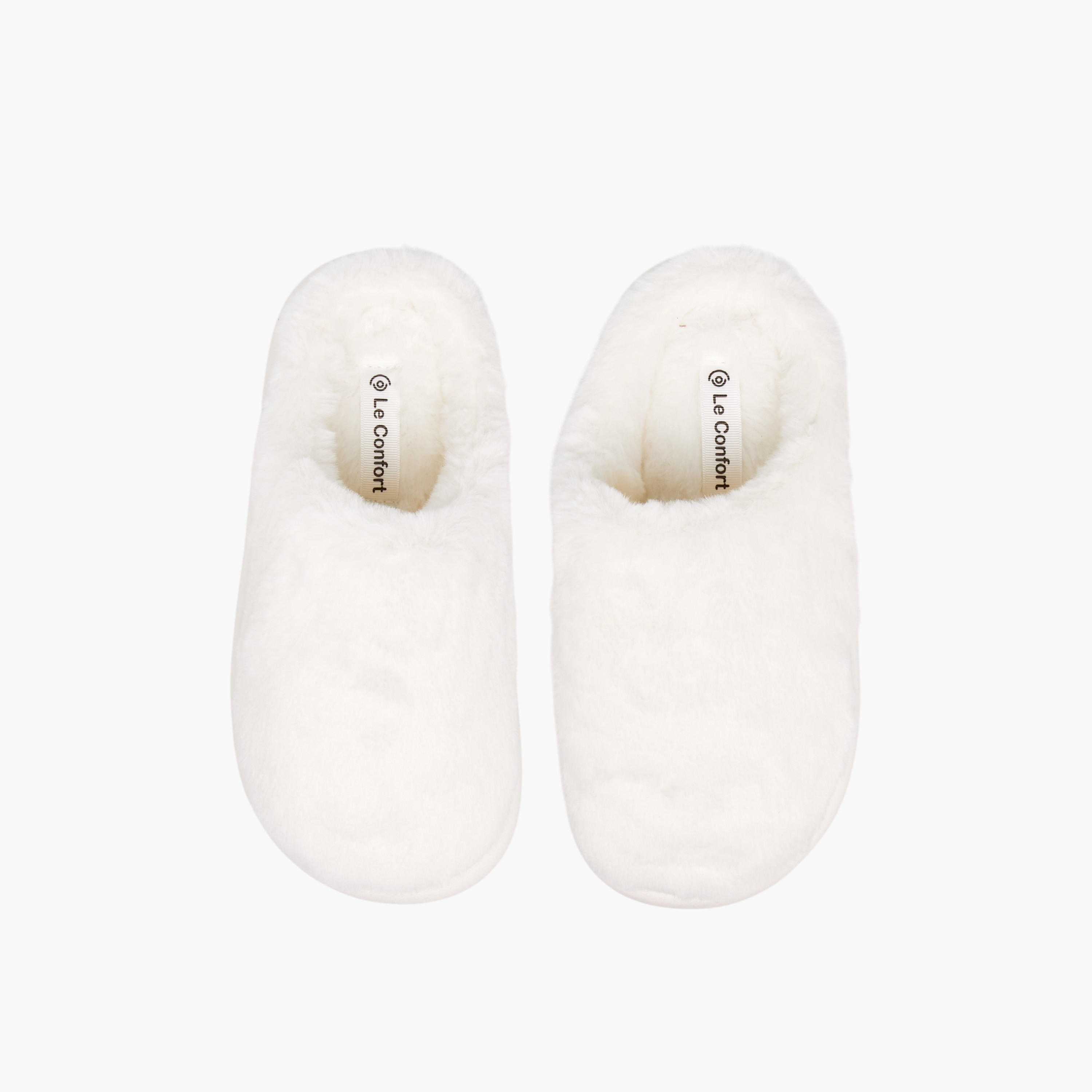 Le Confort Faux Fur Slip-On Bedroom Mules-women-shoes-bedroomslippers-image-1