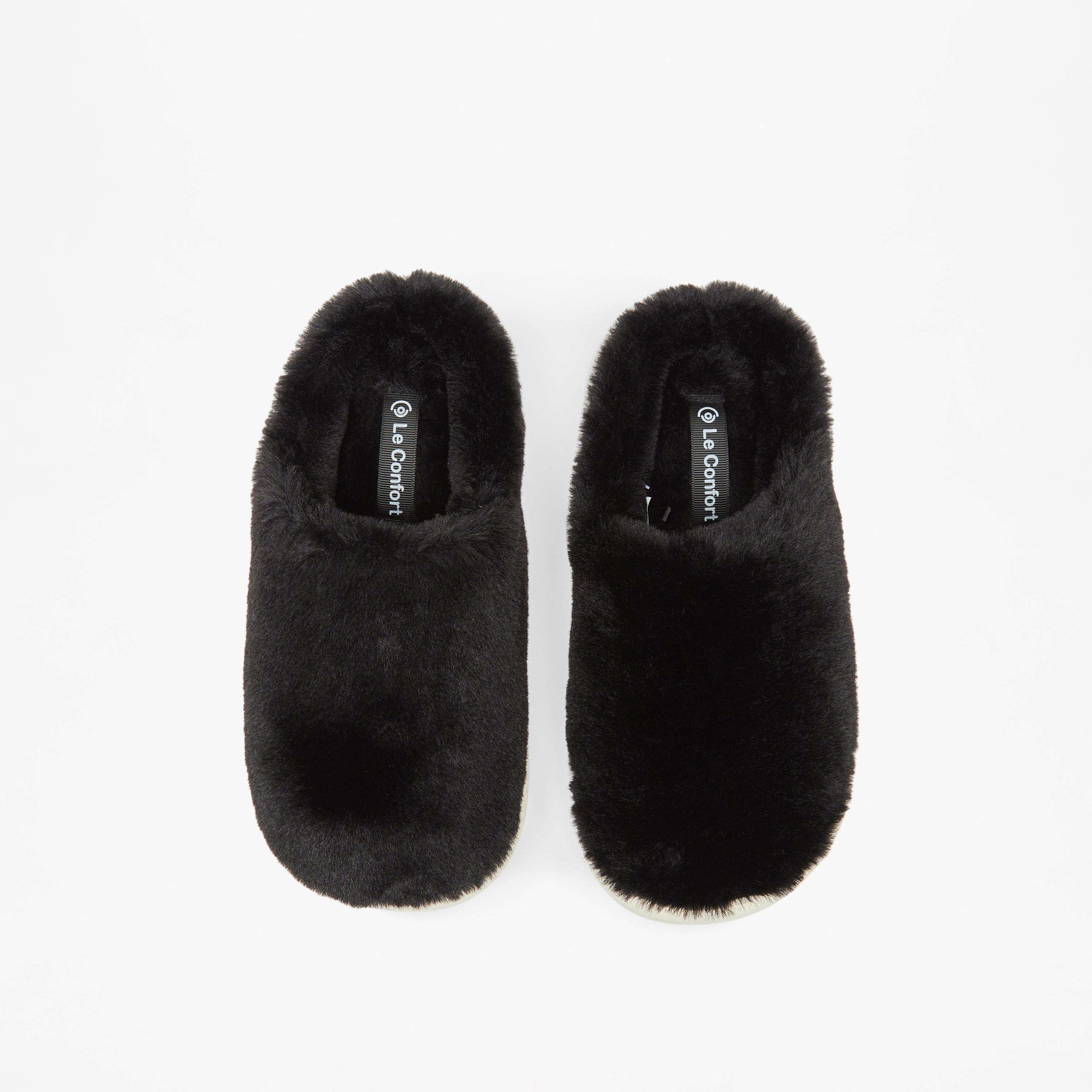 Le Confort Faux Fur Slip-On Bedroom Mules-women-shoes-bedroomslippers-image-1
