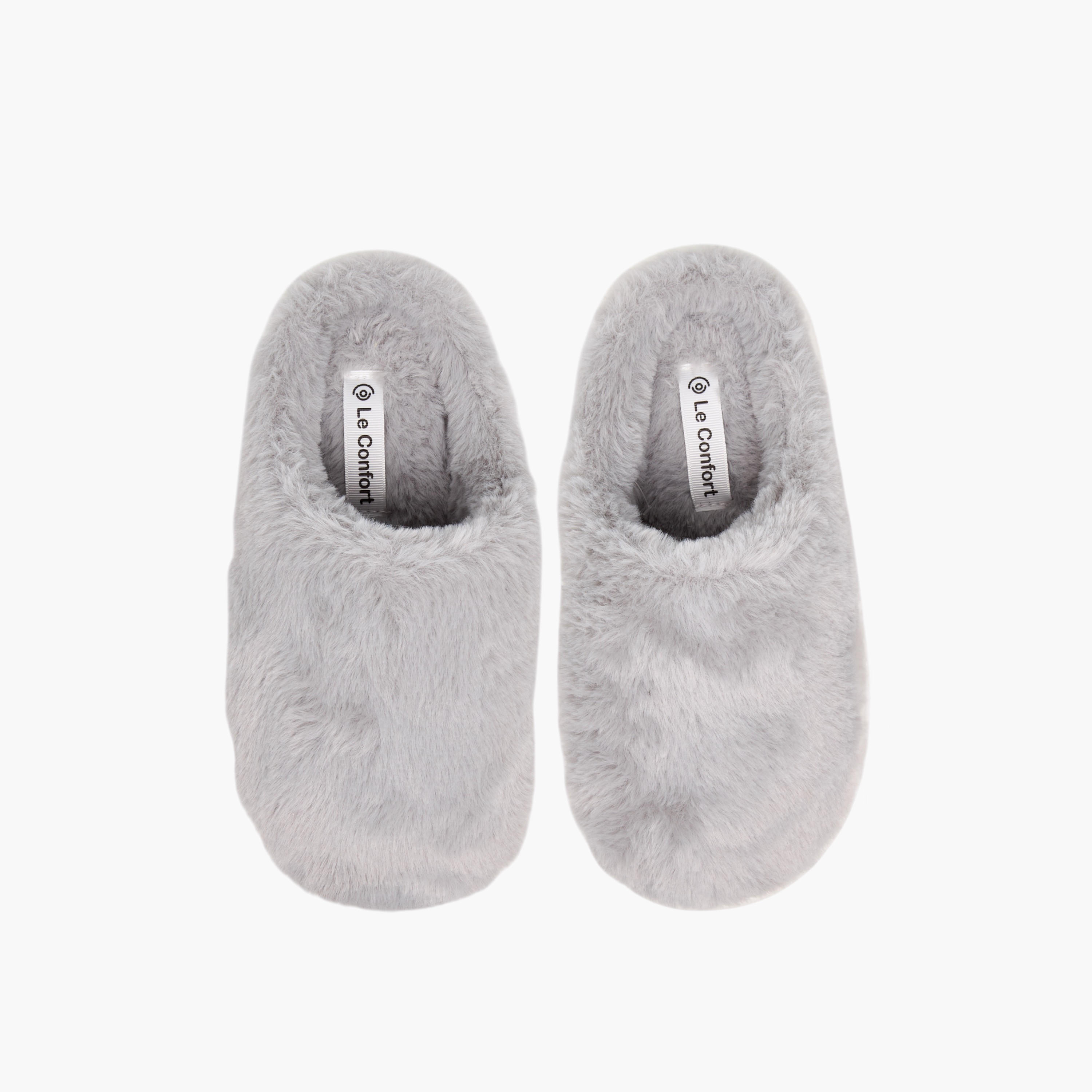 حذاء ميول لغرفة النوم سهل الارتداء من الفرو الصناعي من لو كونفورت-women-shoes-bedroomslippers-image-1