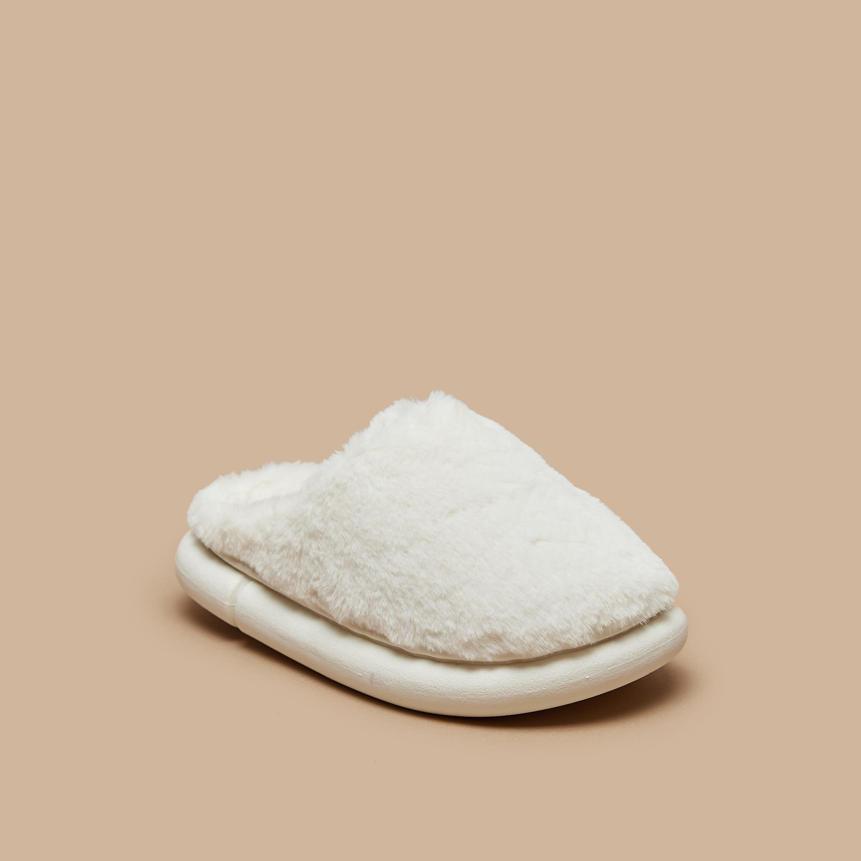 Le Confort Faux Fur Slip-On Bedroom Mules-women-shoes-bedroomslippers-image-1
