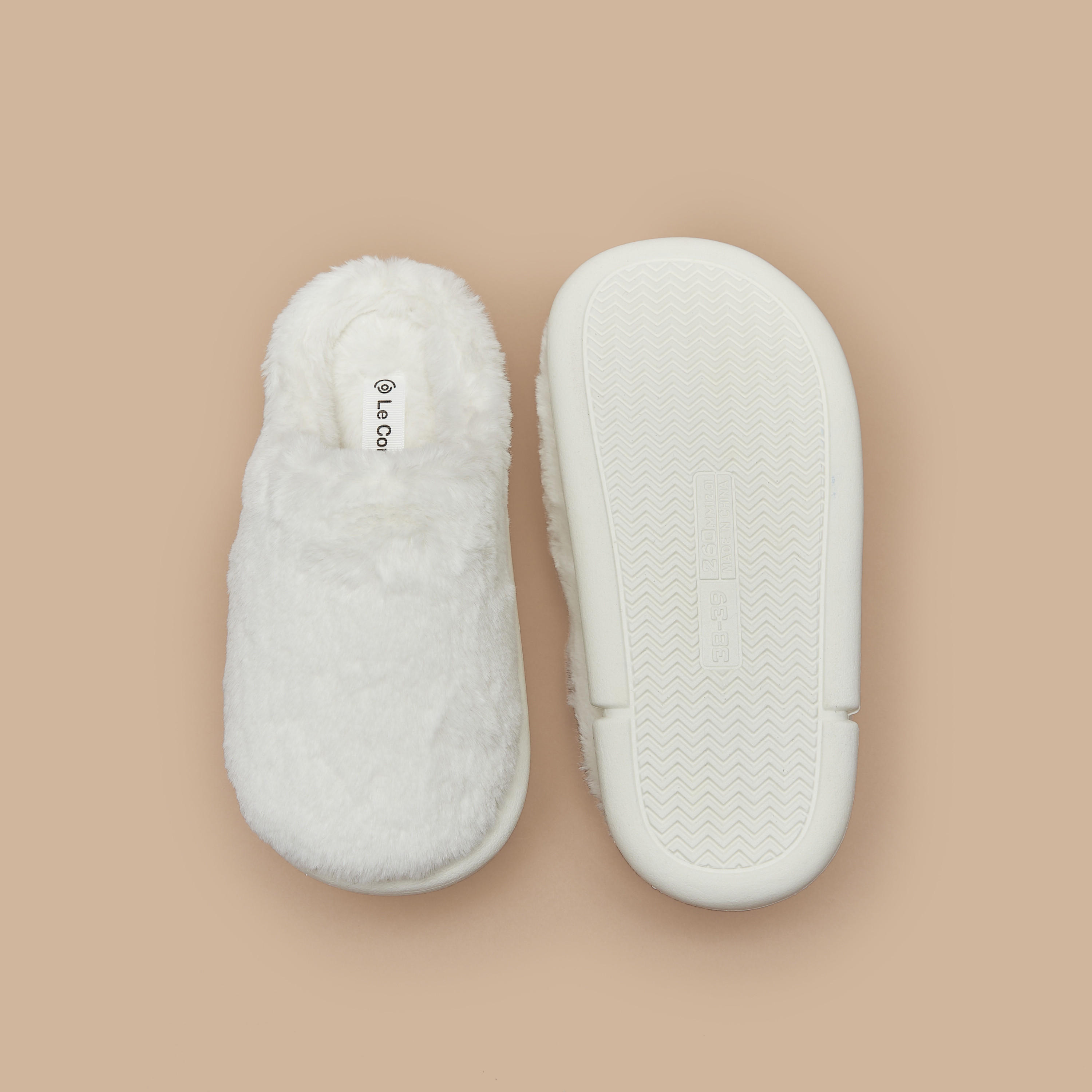 Le Confort Faux Fur Slip-On Bedroom Mules-women-shoes-bedroomslippers-image-5