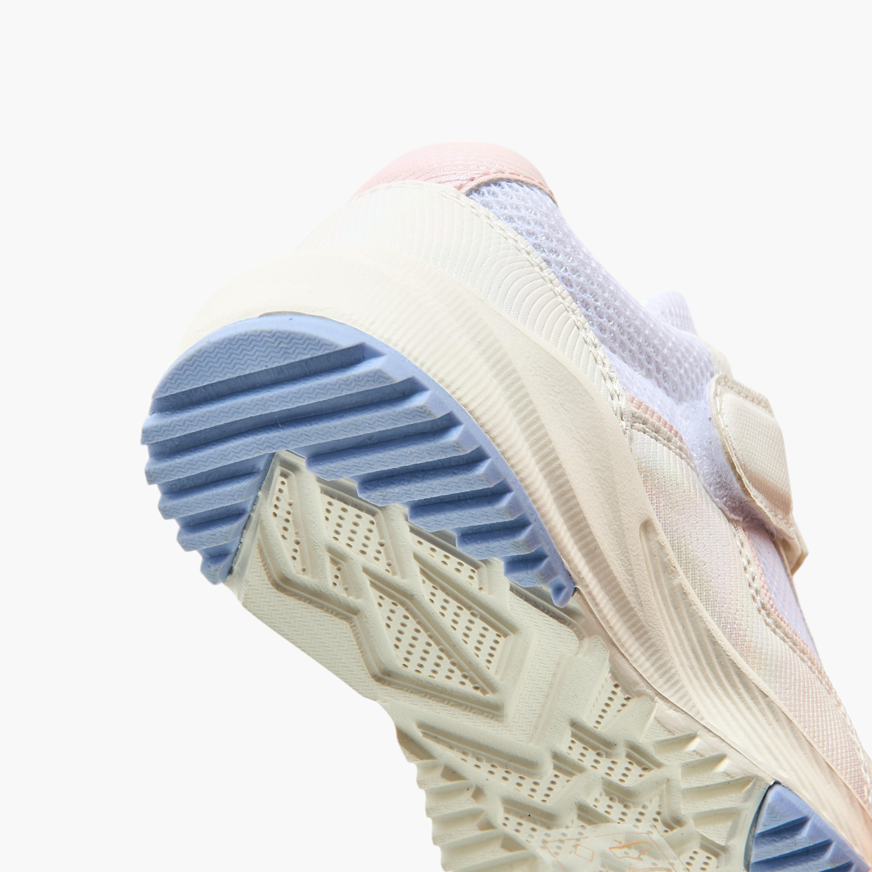 Barefeet Panelled Sneakers with Hook and Loop Closure-girls-shoes-sneakers-image-5
