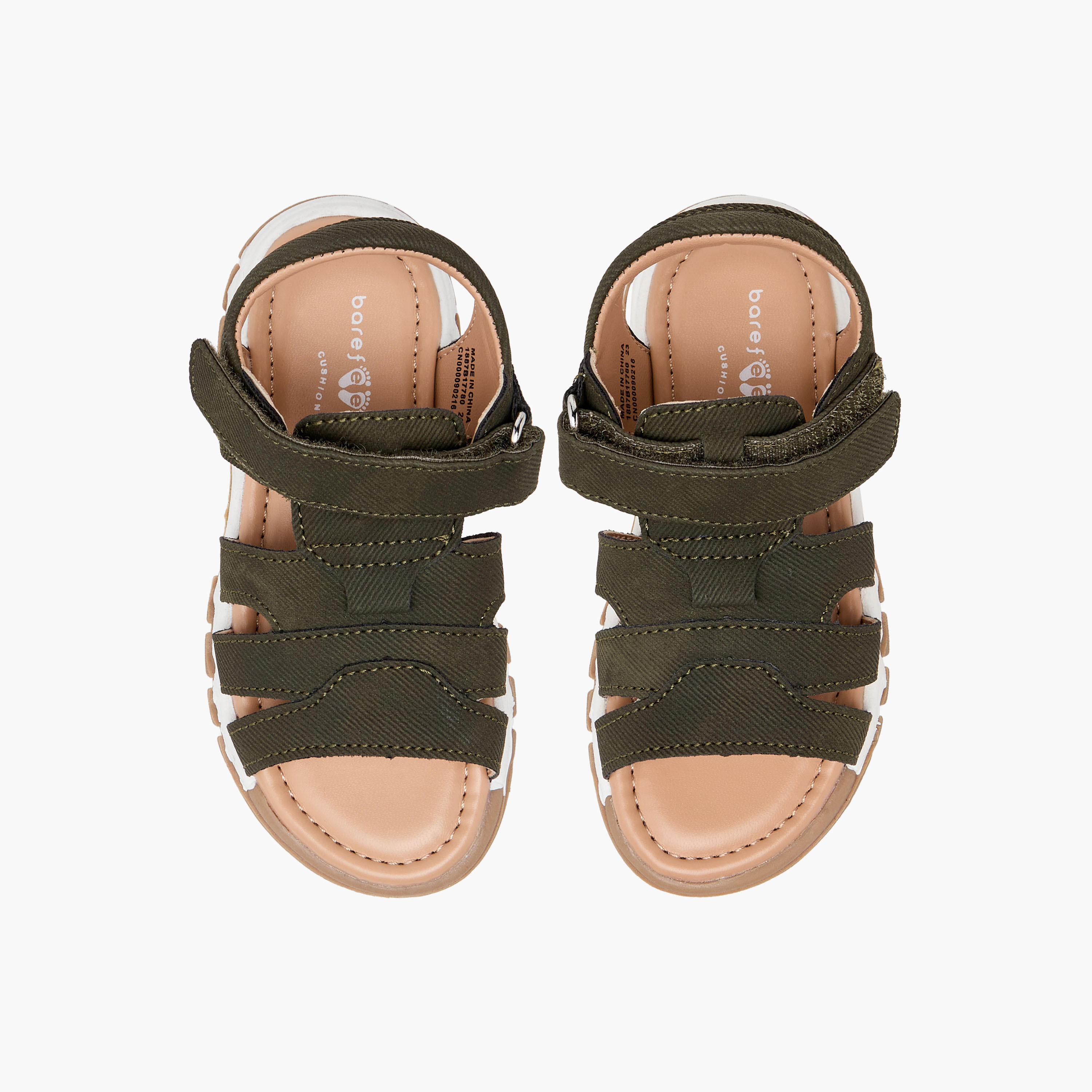Barefeet Boys Hook and Loop Strap Sandals-boys-shoes-sandals-image-1