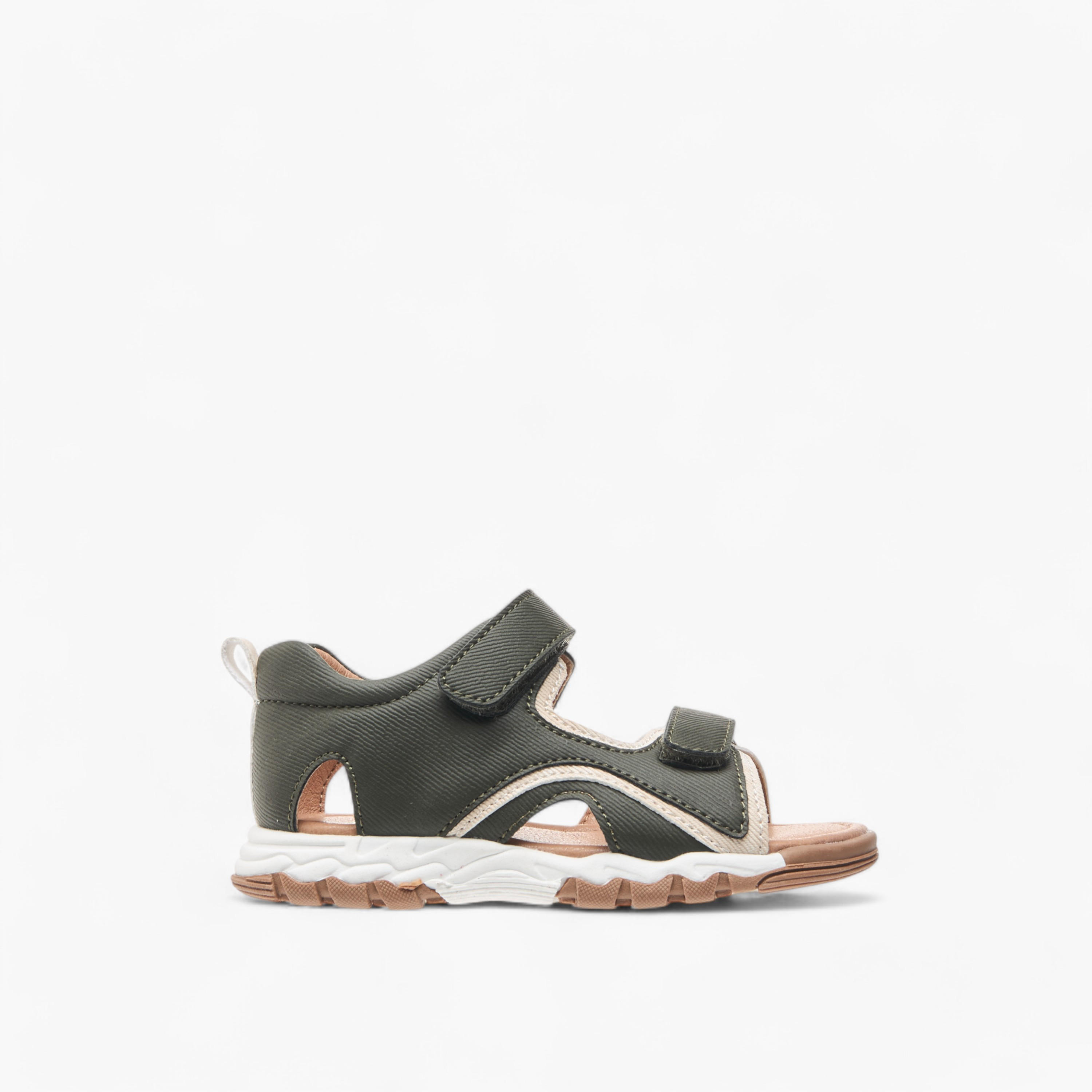 Juniors Stitch Detail Floaters with Hook and Loop Closure-boys-shoes-sandals-image-2
