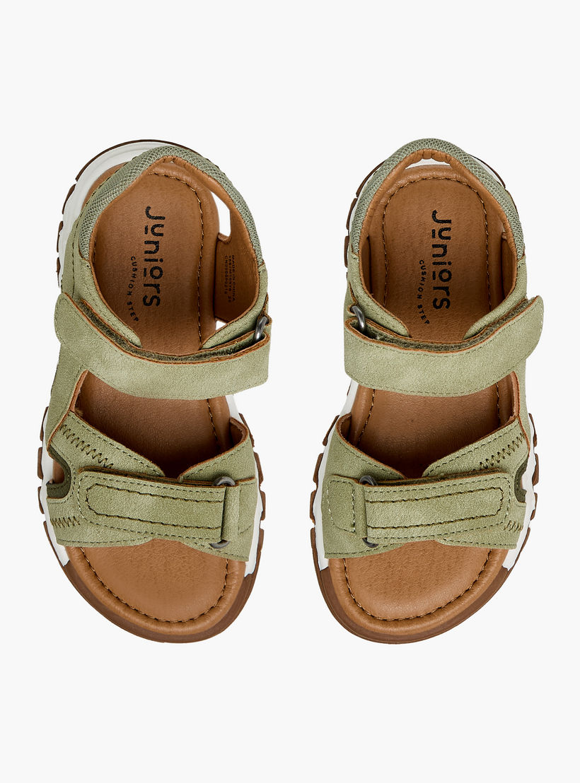 Juniors Boys Hook and Loop Sandals-boys-shoes-sandals-image-1