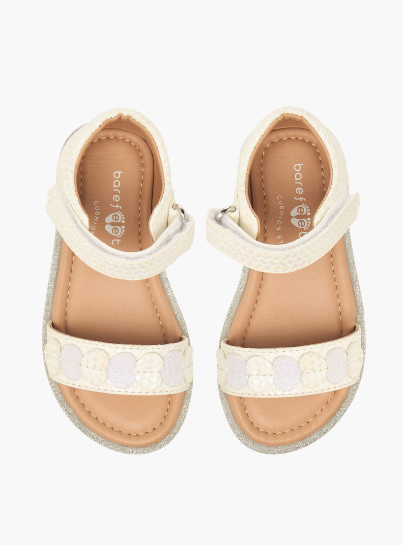 Barefeet Girls Hook & Loop Strap Sandals-girls-shoes-sandals-image-1