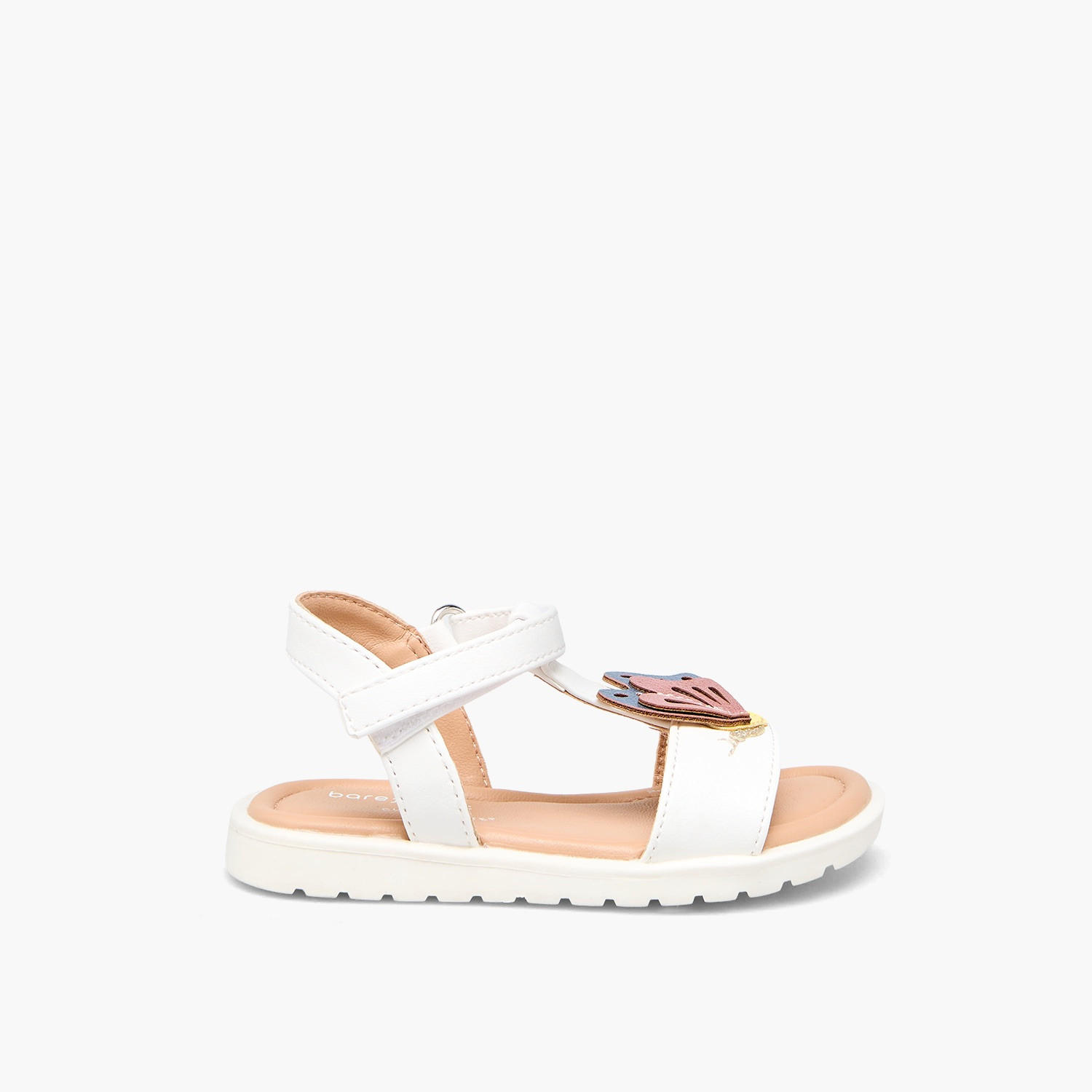 صندل مزخرف بشريط إغلاق لاصق للبنات من بيرفيت-girls-shoes-sandals-image-2