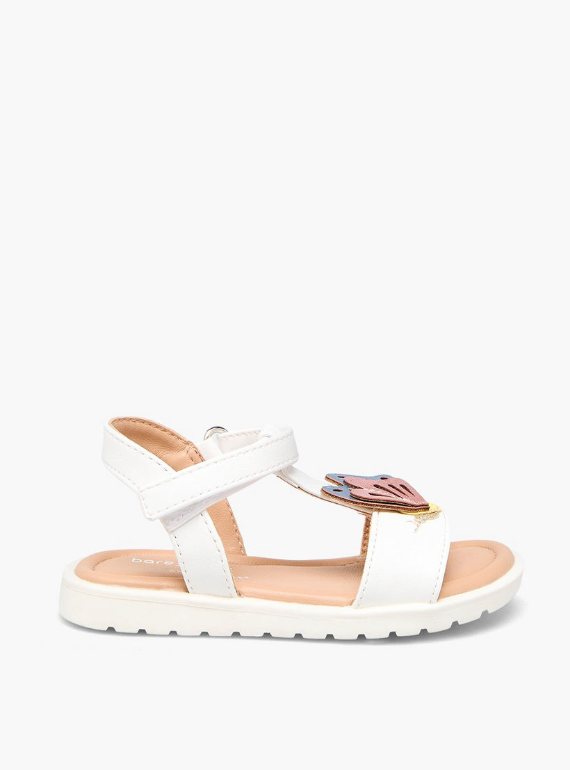 صندل مزخرف بشريط إغلاق لاصق للبنات من بيرفيت-girls-shoes-sandals-image-2