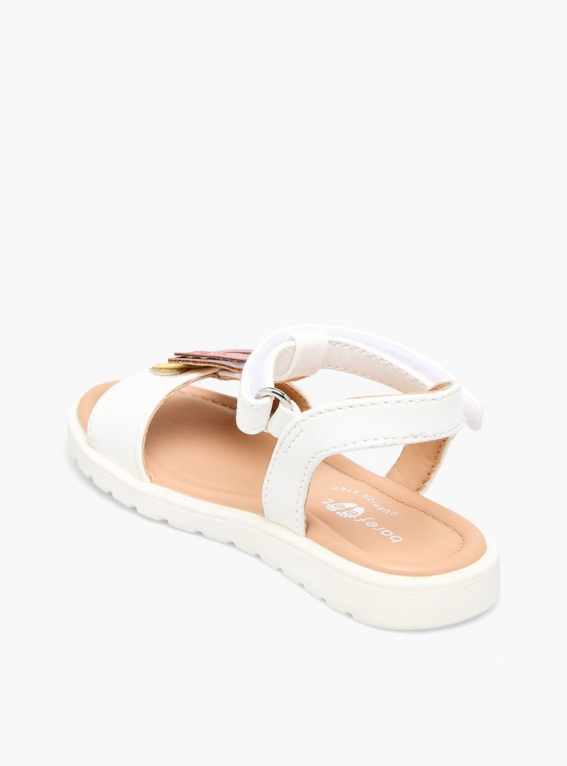 صندل مزخرف بشريط إغلاق لاصق للبنات من بيرفيت-girls-shoes-sandals-image-4