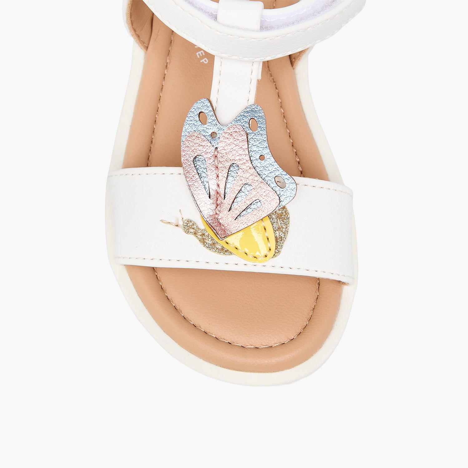 صندل مزخرف بشريط إغلاق لاصق للبنات من بيرفيت-girls-shoes-sandals-image-6