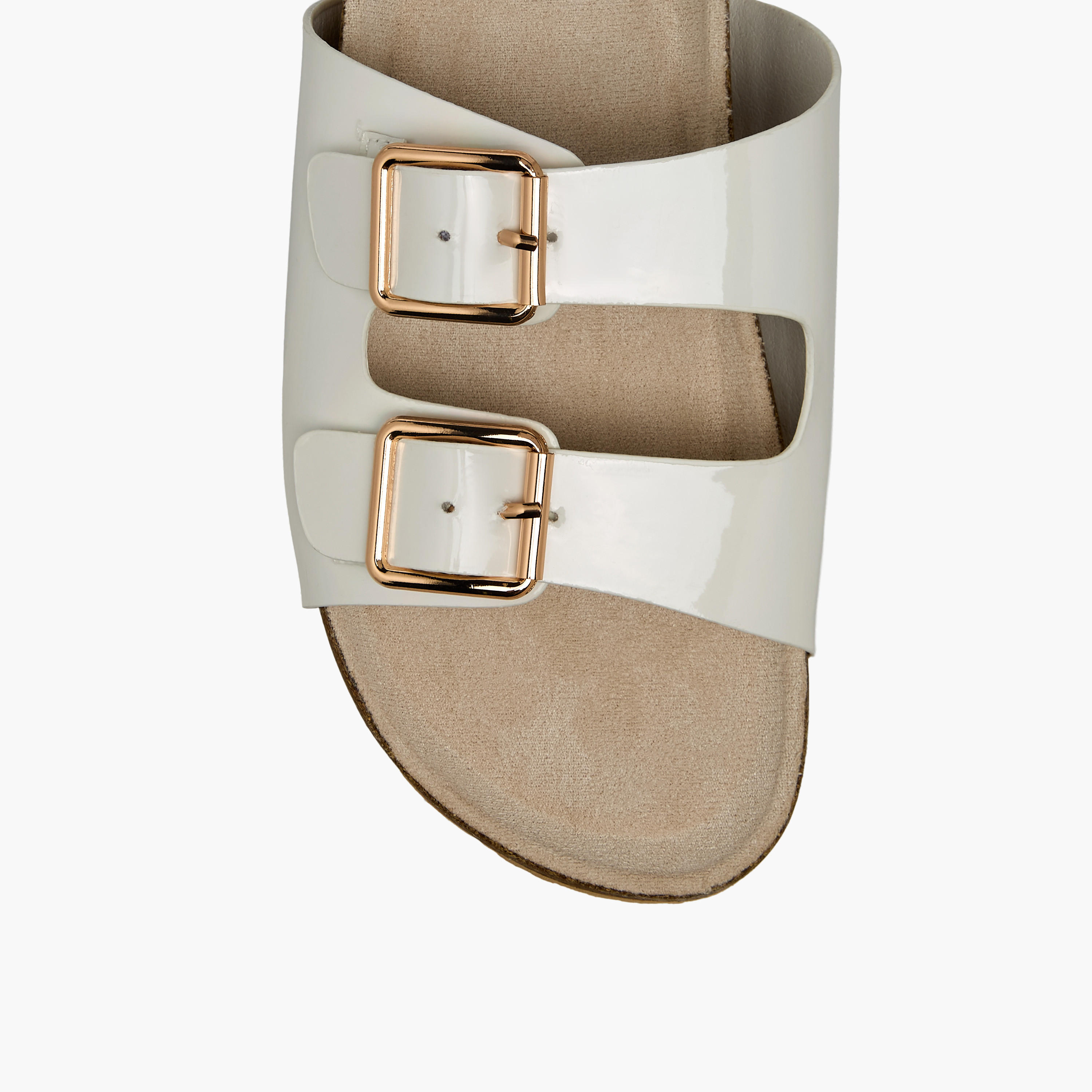 Celeste Women Buckle Detail Slide Sandals-women-shoes-flats-sandals-image-3