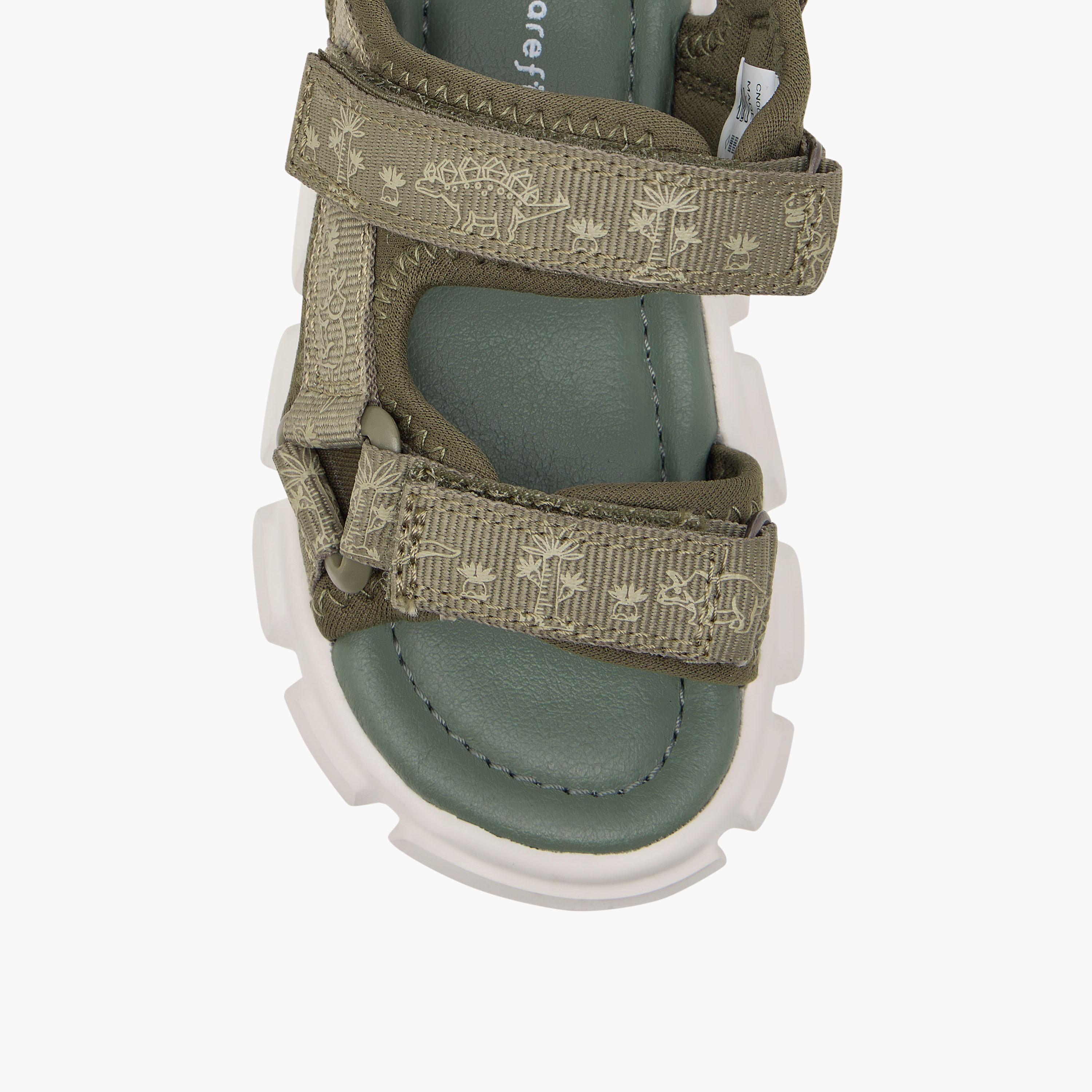 صندل مسطح بطبعات وشريط إغلاق لاصق من بيرفيت-baby-boys-shoes-sandals-image-3