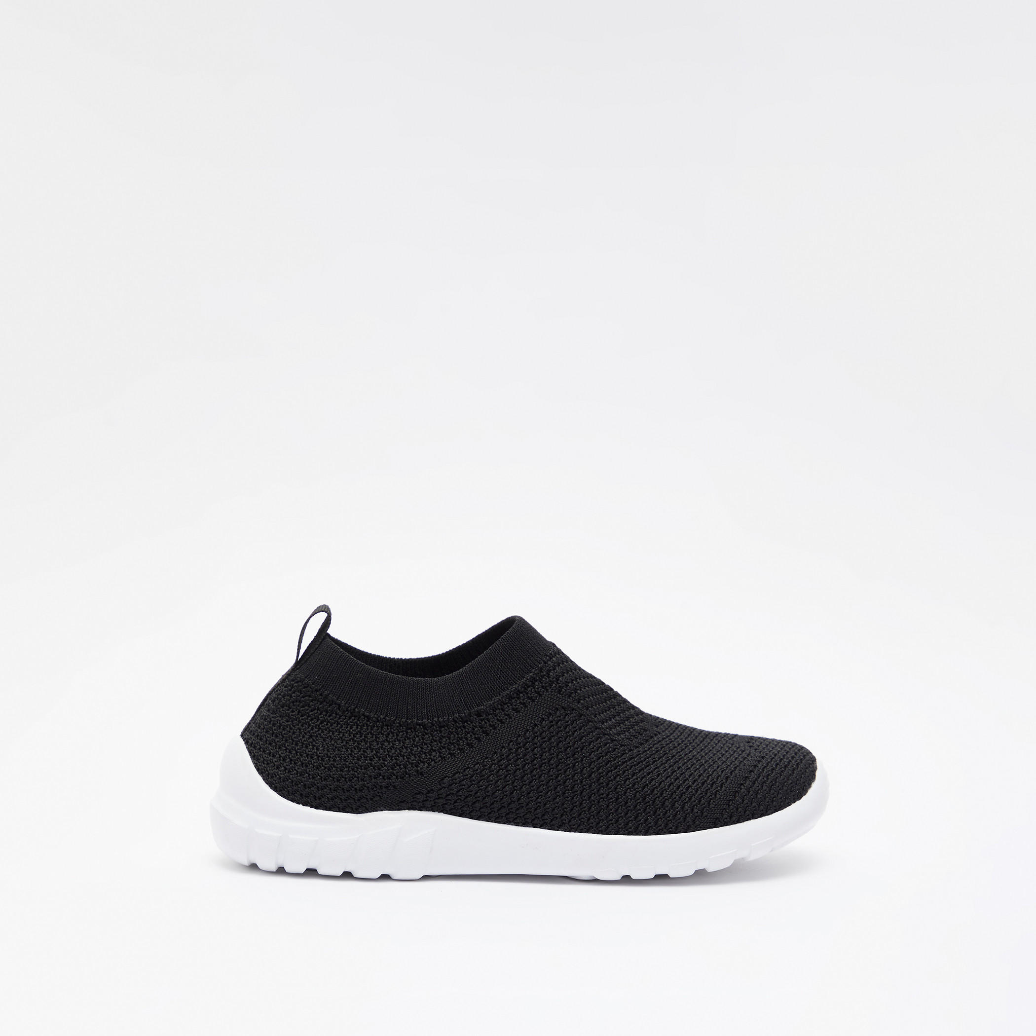 Dash Kids Textured Slip-On Walking Shoes-girls-shoes-sports-image-2