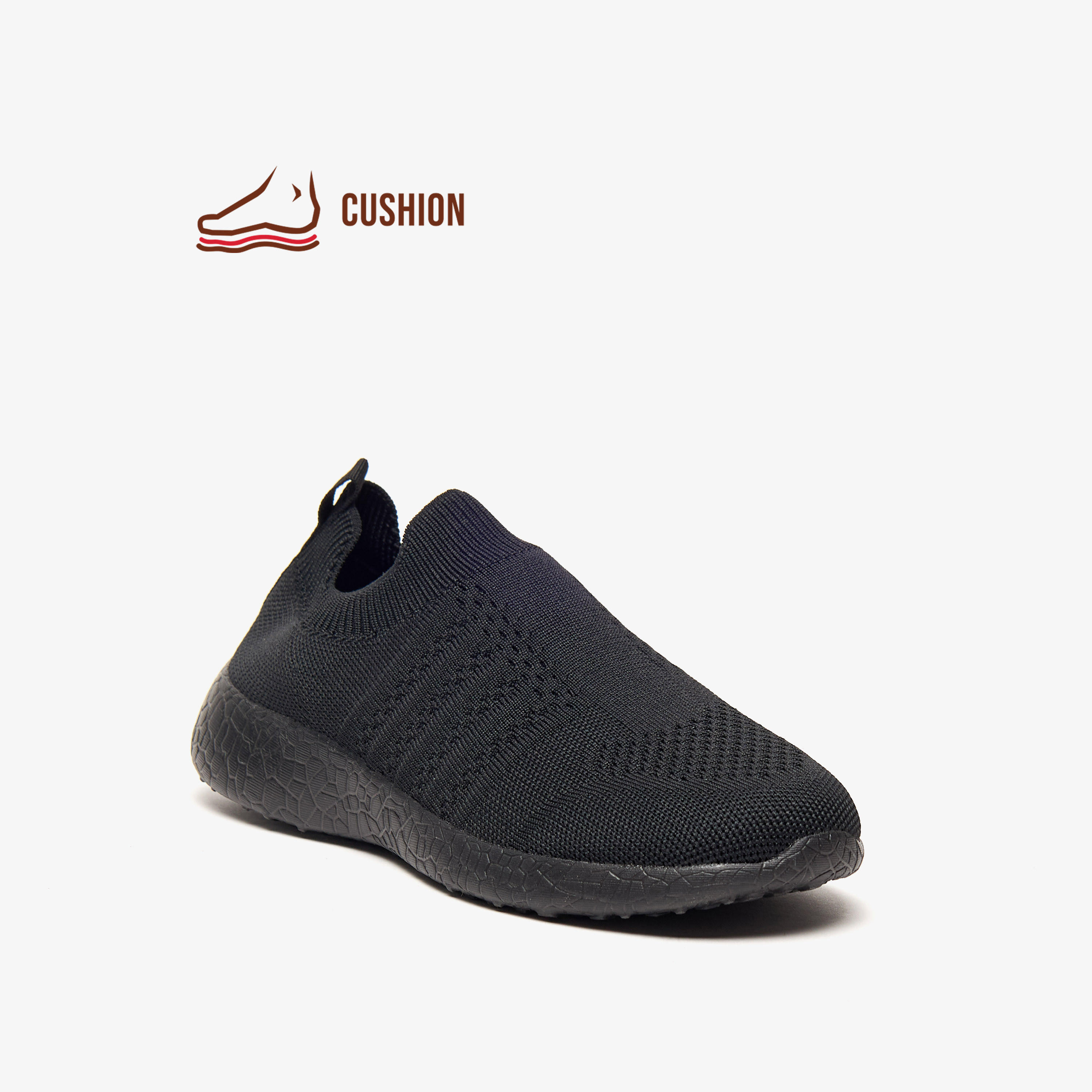 Dash Kids Slip-On Cushioned Sole Walking Shoes-girls-shoes-sports-image-1