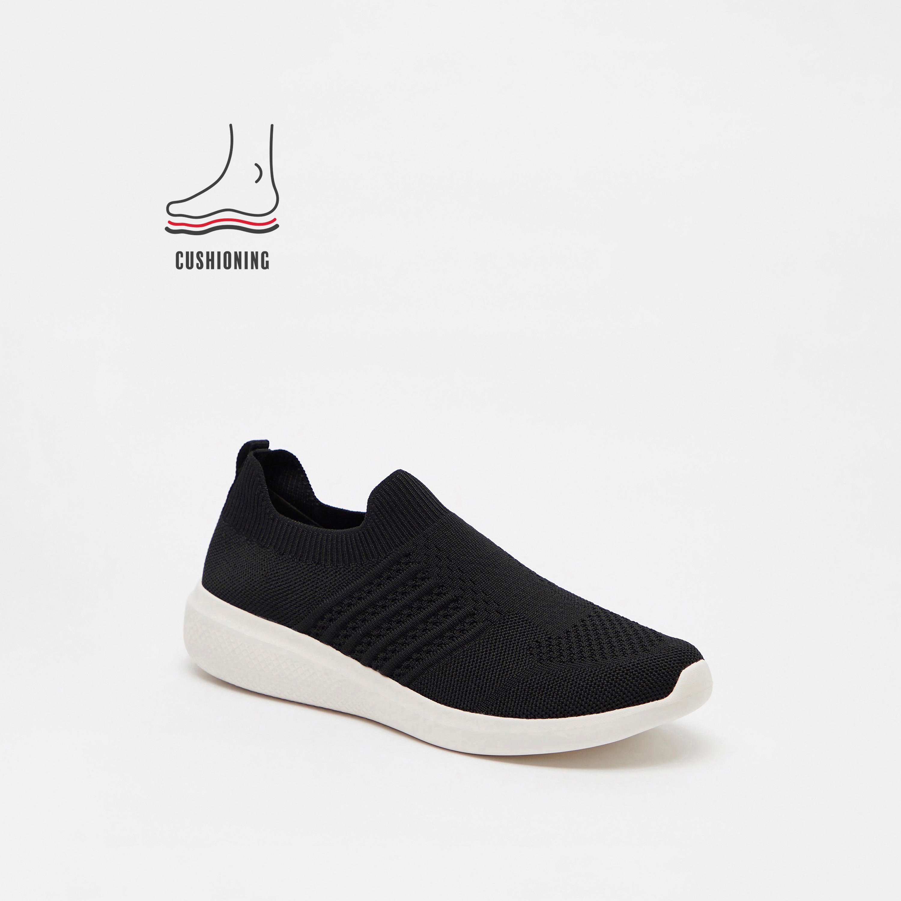 حذاء رياضي خفيف الوزن سهل الارتداء بارز الملمس ببطانة للنساء من داش-women-shoes-sneakers-image-1