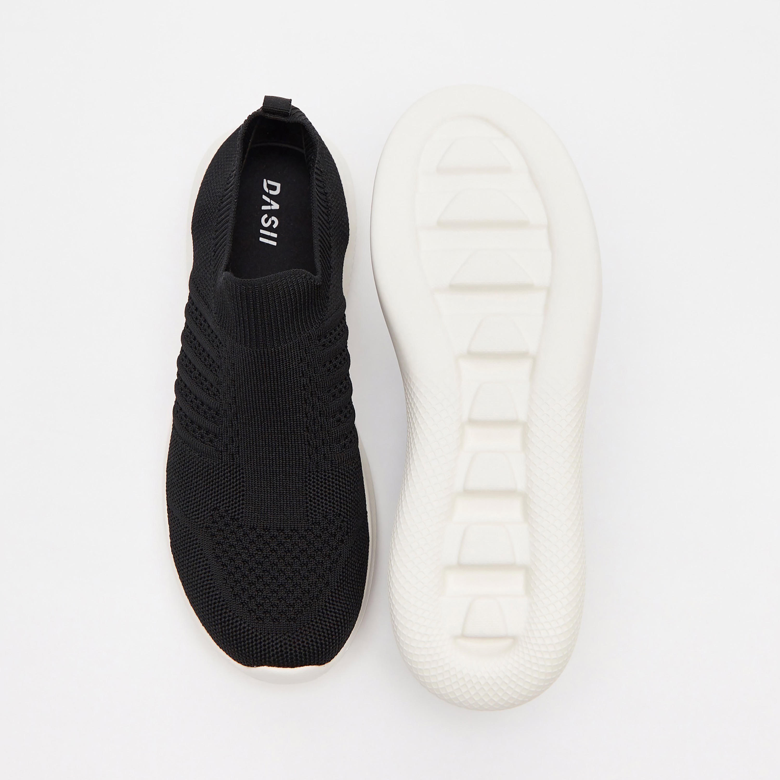 حذاء رياضي خفيف الوزن سهل الارتداء بارز الملمس ببطانة للنساء من داش-women-shoes-sneakers-image-5