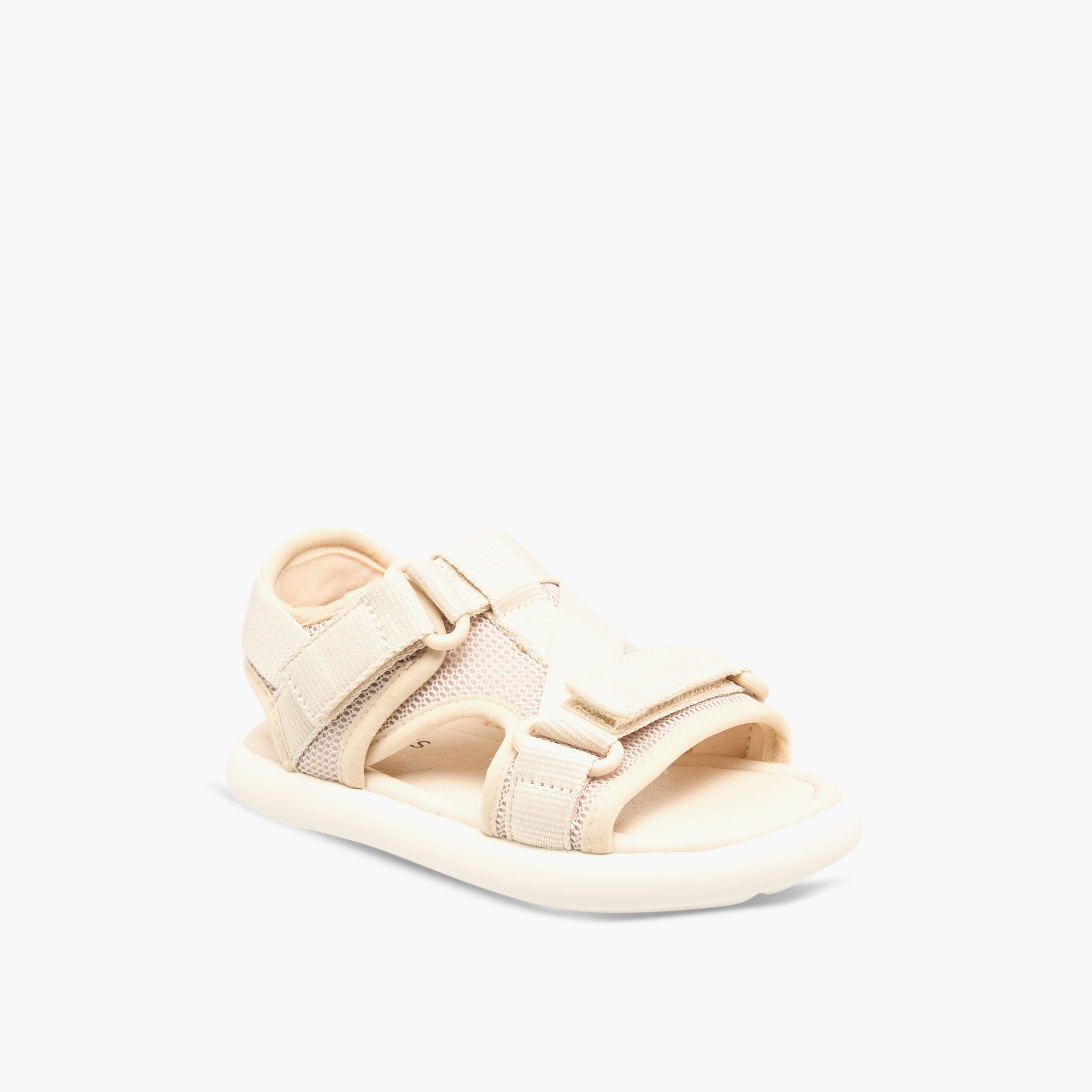 صندل مسطح بارز الملمس بشريط إغلاق لاصق من جونيورز-boys-shoes-sandals-image-2