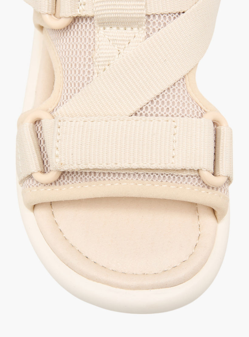 صندل مسطح بارز الملمس بشريط إغلاق لاصق من جونيورز-boys-shoes-sandals-image-4