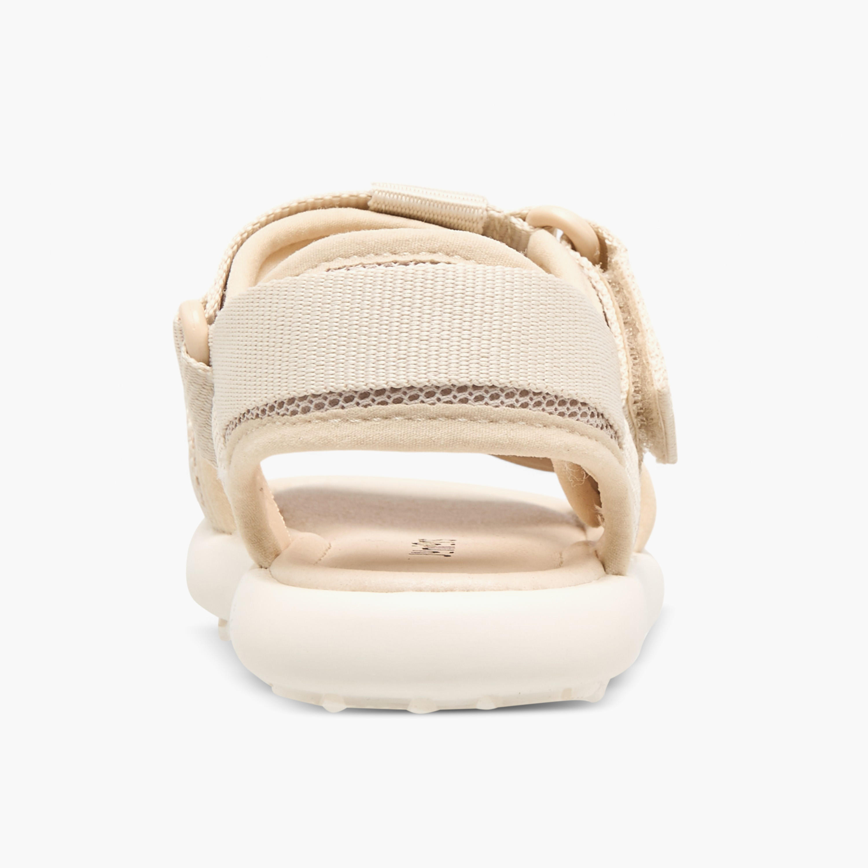 صندل مسطح بارز الملمس بشريط إغلاق لاصق من جونيورز-boys-shoes-sandals-image-5