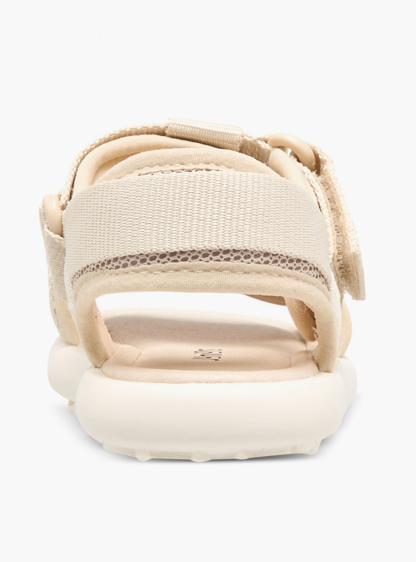 صندل مسطح بارز الملمس بشريط إغلاق لاصق من جونيورز-boys-shoes-sandals-image-5
