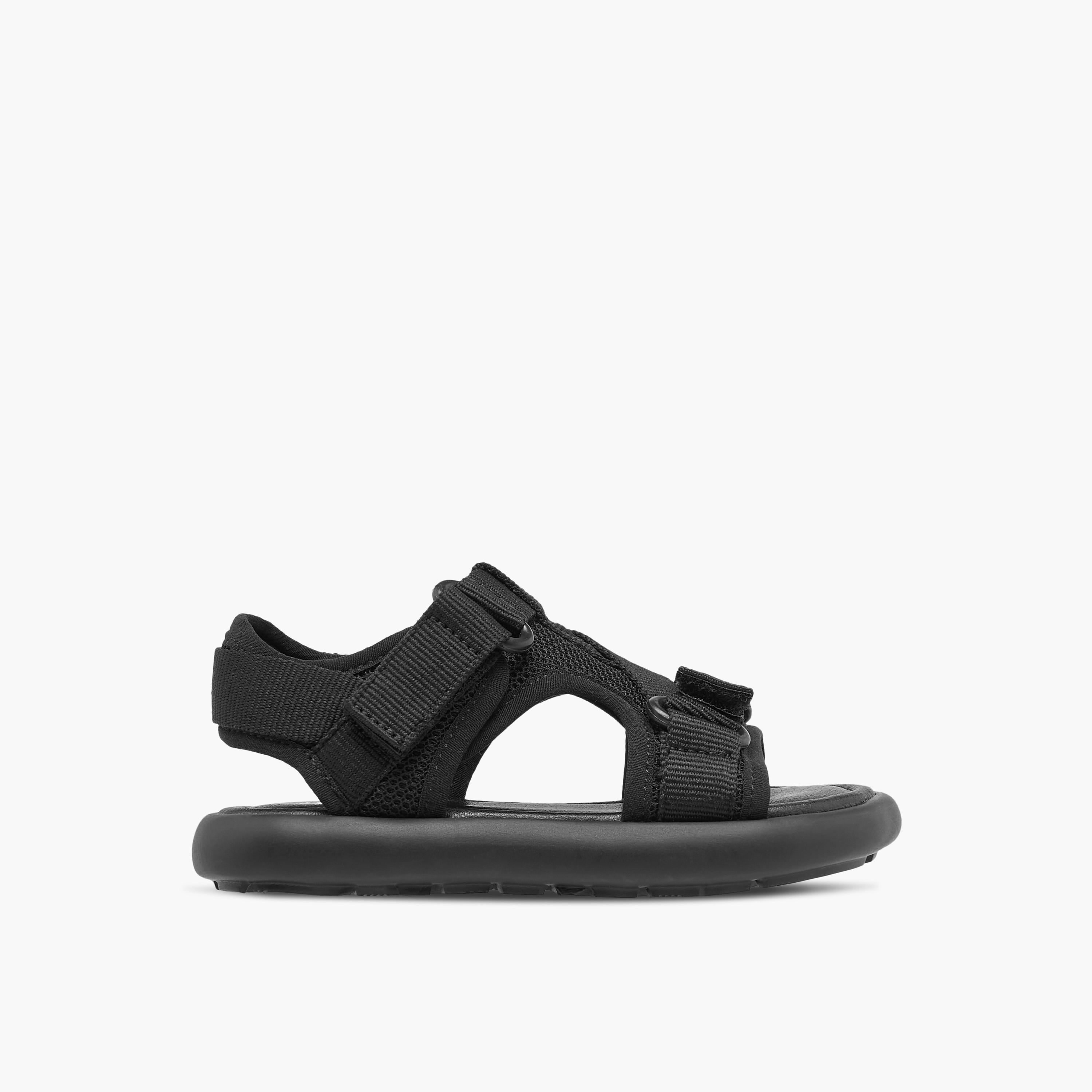 صندل مسطح بارز الملمس بشريط إغلاق لاصق من جونيورز-boys-shoes-sandals-image-3