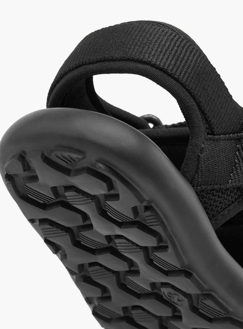 صندل مسطح بارز الملمس بشريط إغلاق لاصق من جونيورز-boys-shoes-sandals-image-6