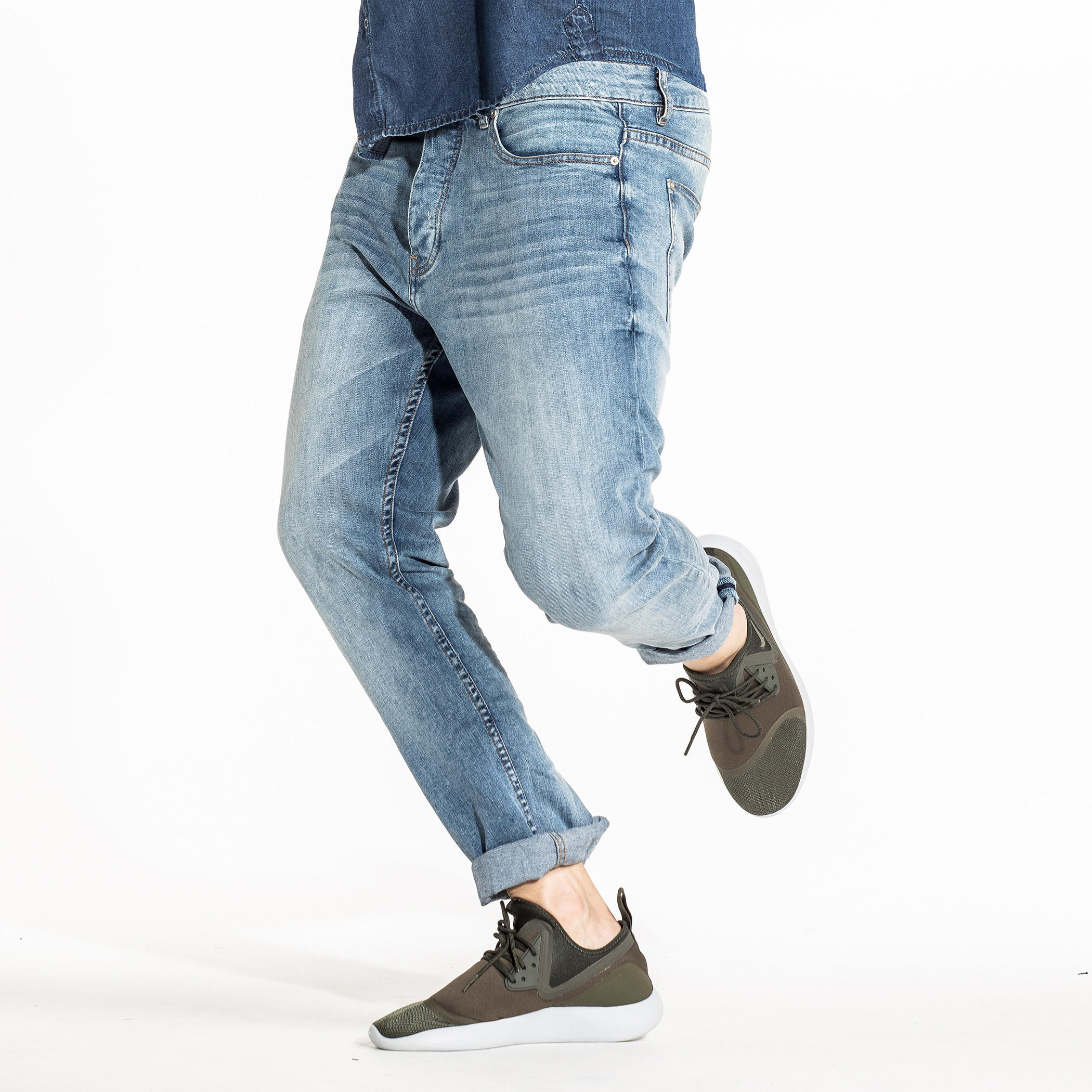 CR7 CRISTIANO RONALDO Full Length Jeans with Pocket Detail-men-clothing-bottoms-jeans-image-3