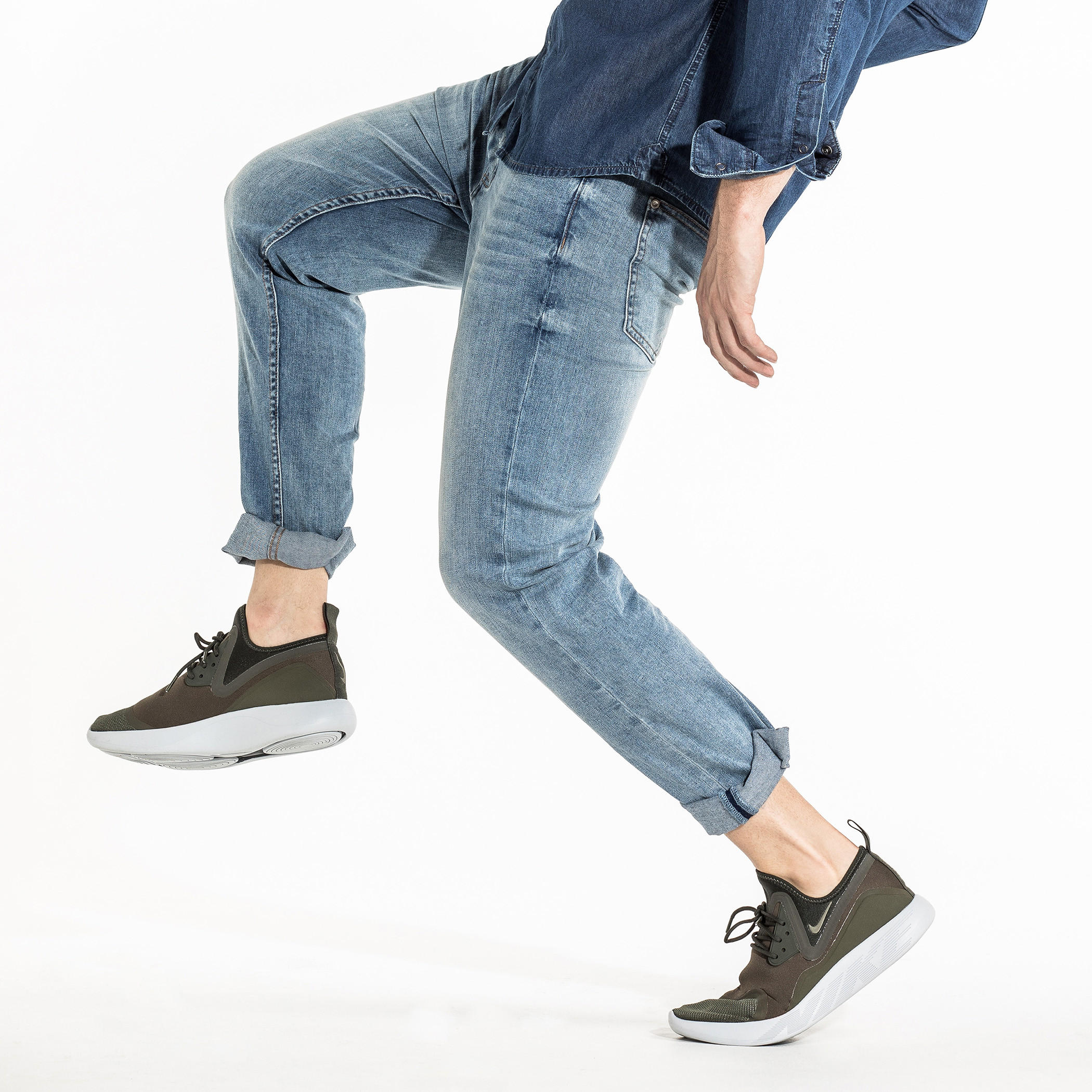 CR7 CRISTIANO RONALDO Full Length Jeans with Pocket Detail-men-clothing-bottoms-jeans-image-5