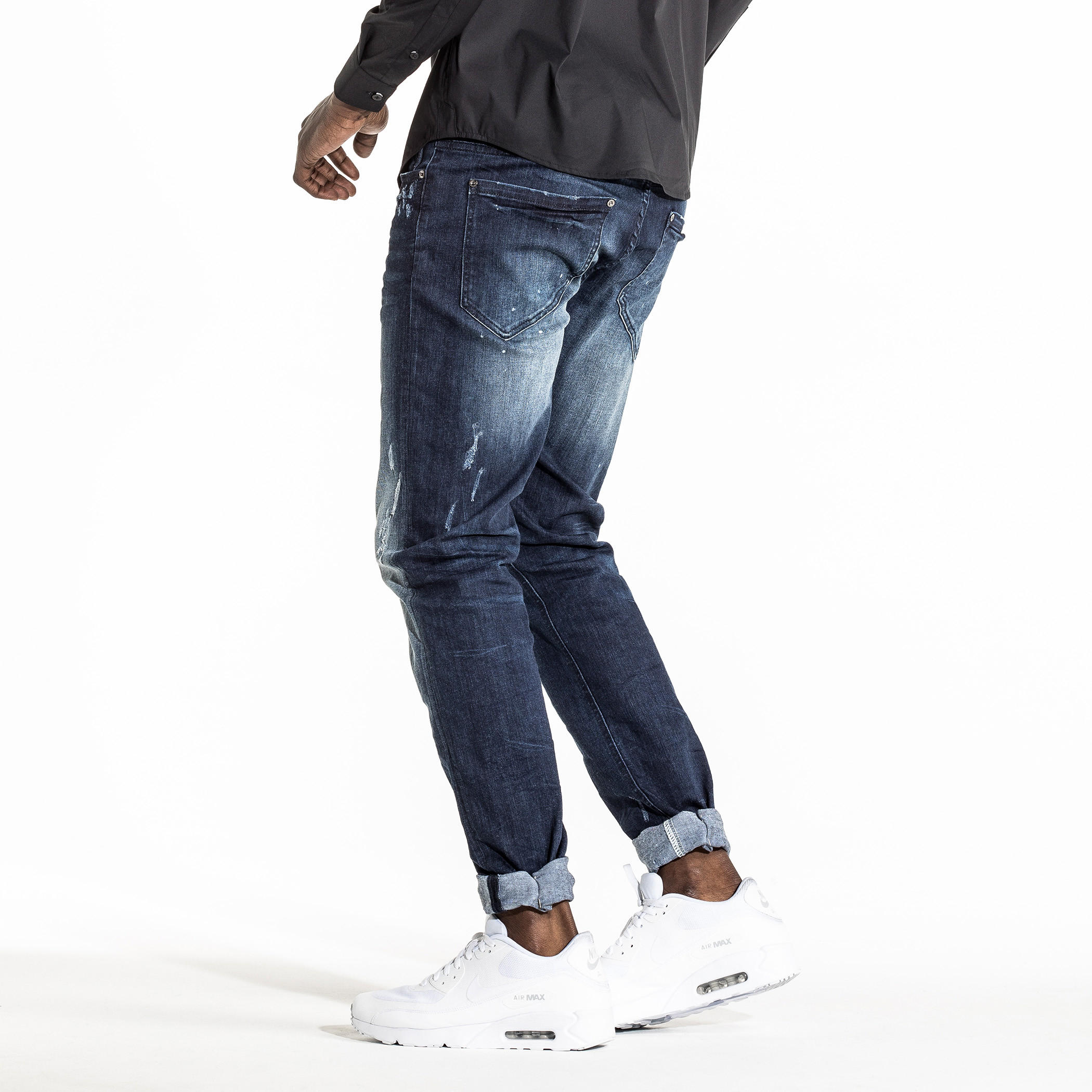 بنطال جينز طويل بتصميم ممزق وزر إغلاق وجيوب-men-clothing-bottoms-jeans-image-3