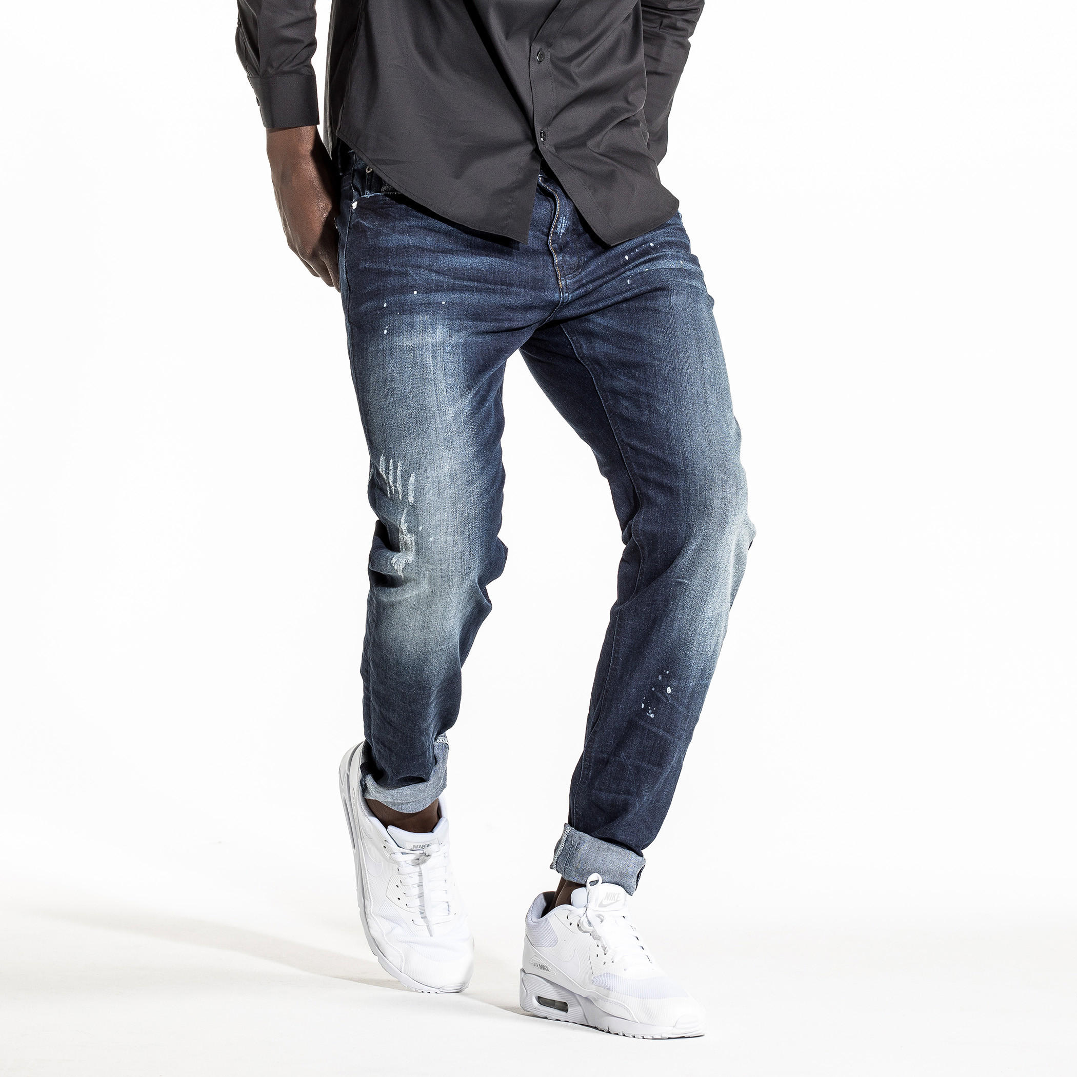 بنطال جينز طويل بتصميم ممزق وزر إغلاق وجيوب-men-clothing-bottoms-jeans-image-4