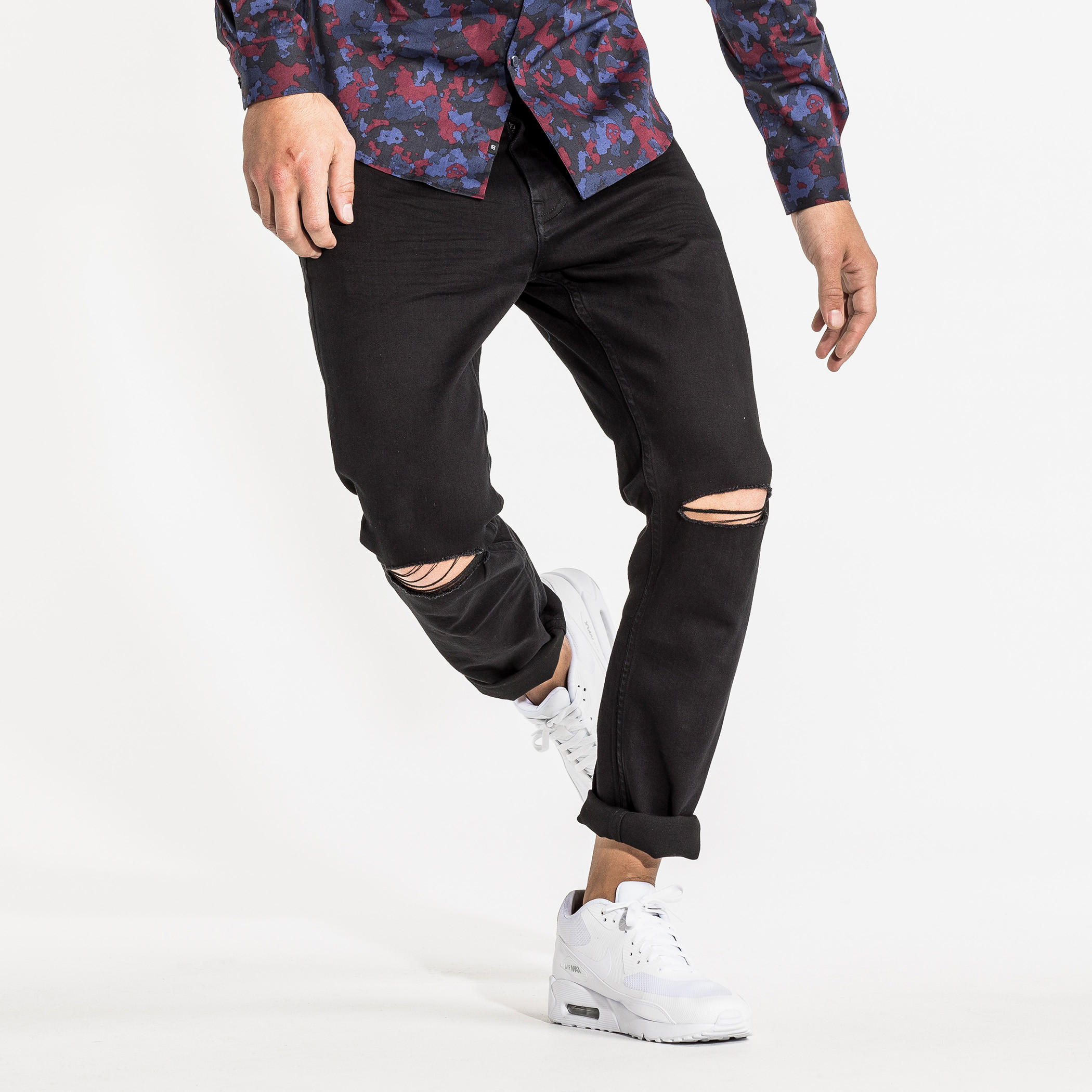 بِنطال جينز طويل بتصميم ممزق وجيوب-men-clothing-bottoms-jeans-image-5